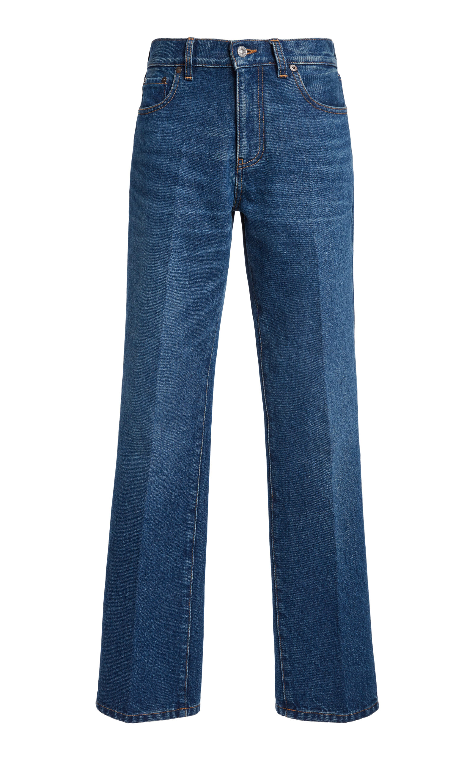 Victoria Beckham Rigid Low-Rise Flare Jeans | Thumbnail 3