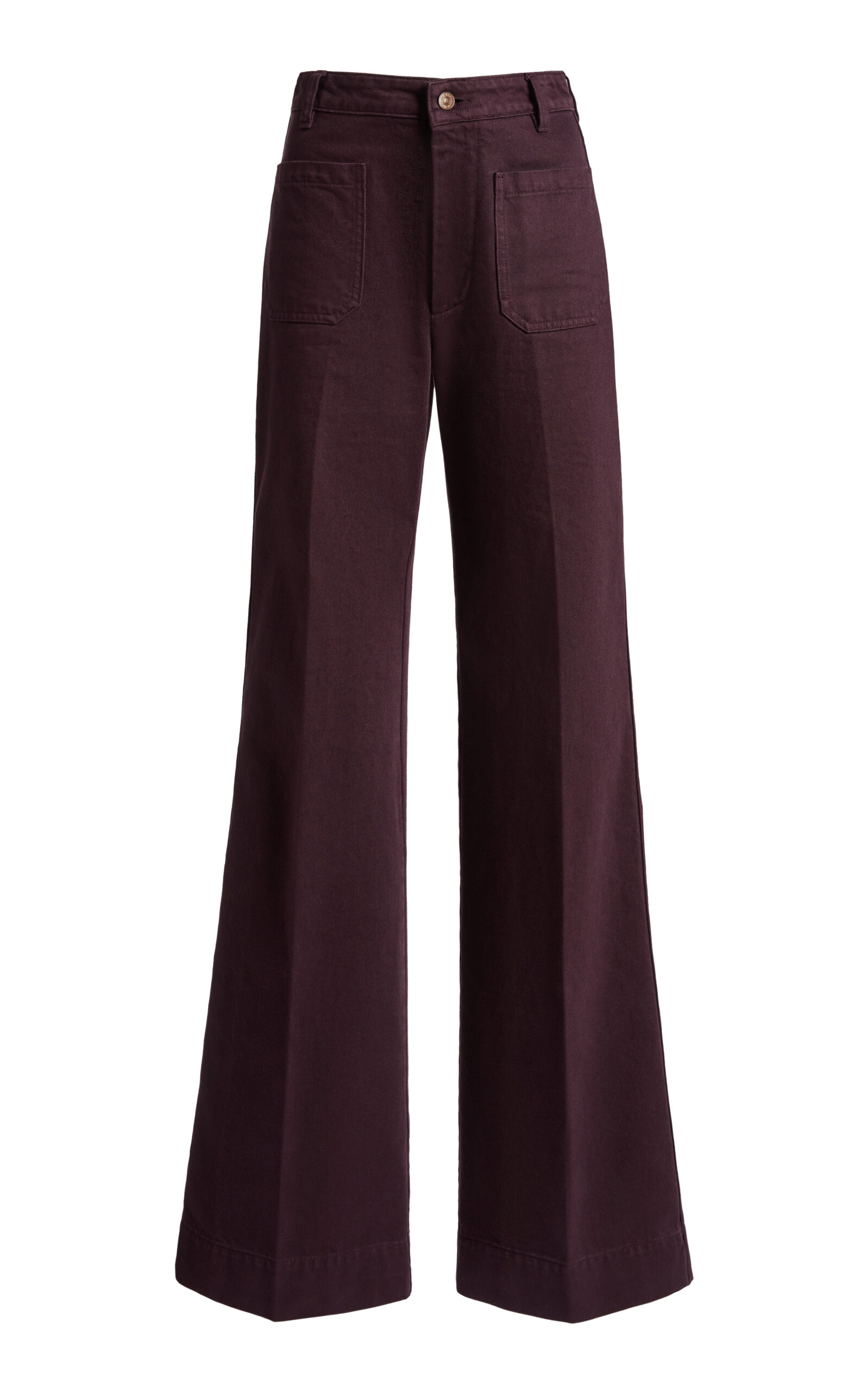 Victoria Beckham Alina Rigid High-Rise Wide-Leg Jeans