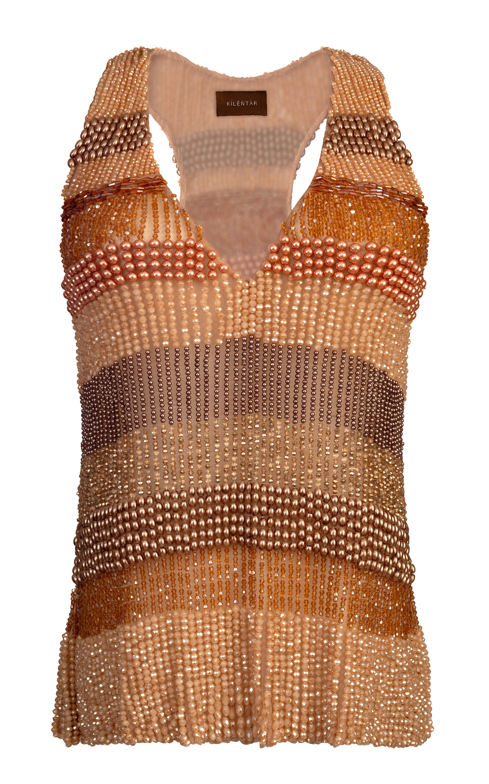 Kilentar Mimi Beaded Tank Top - Women's Clothing