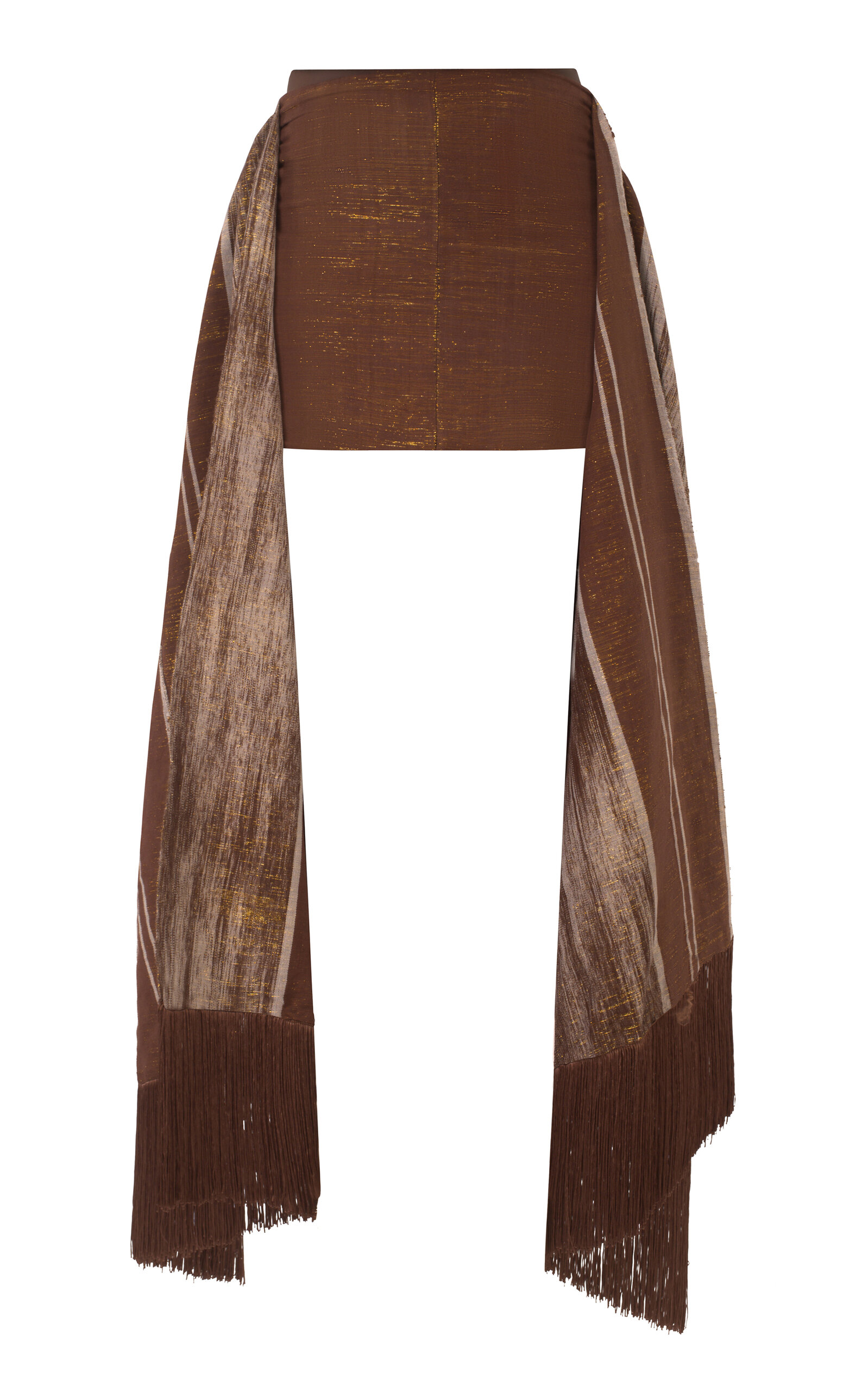 Kilentar Ogo Hand-Woven Cotton Mini Skirt