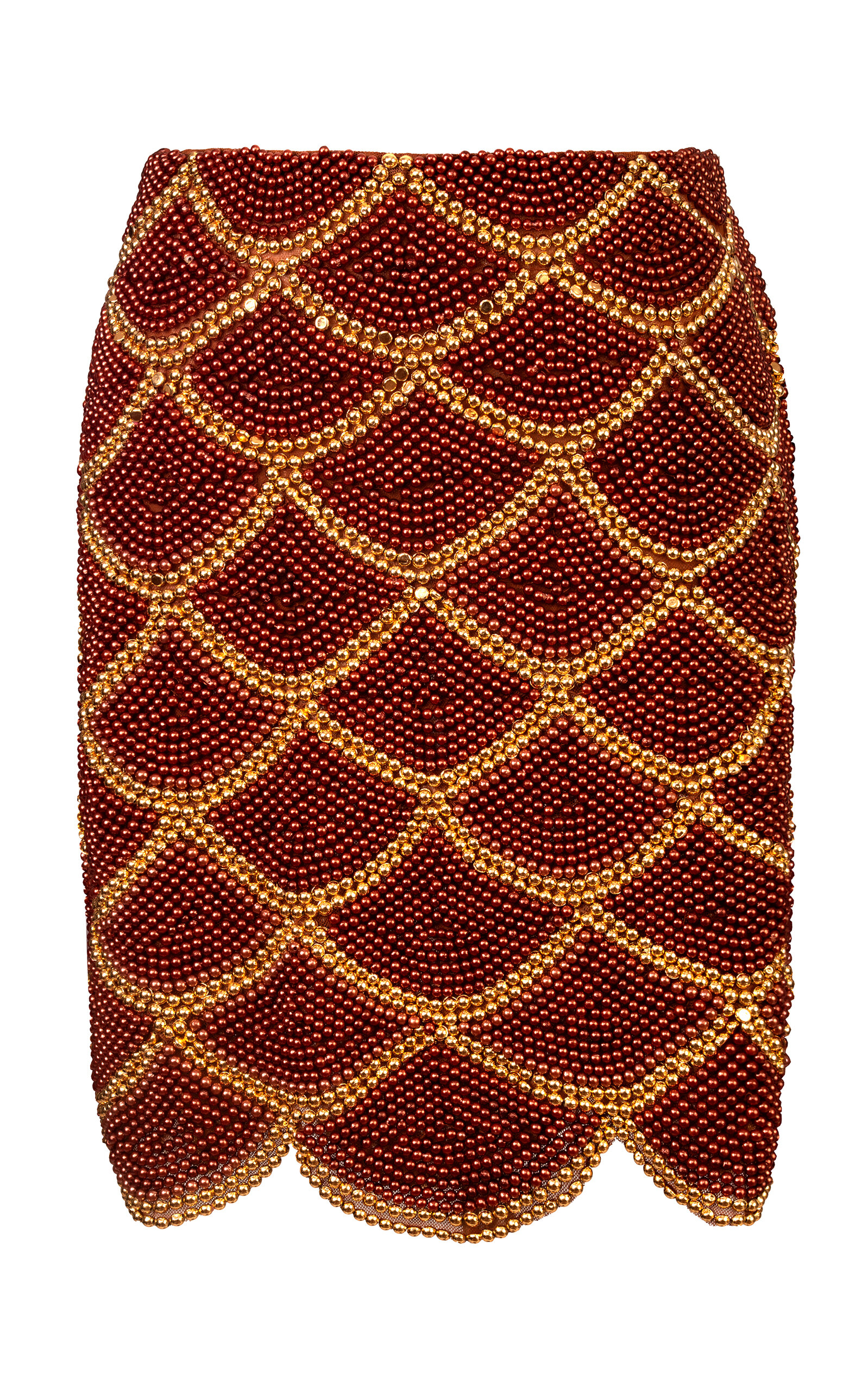 Kilentar Iriri Hand-Beaded Mini Skirt