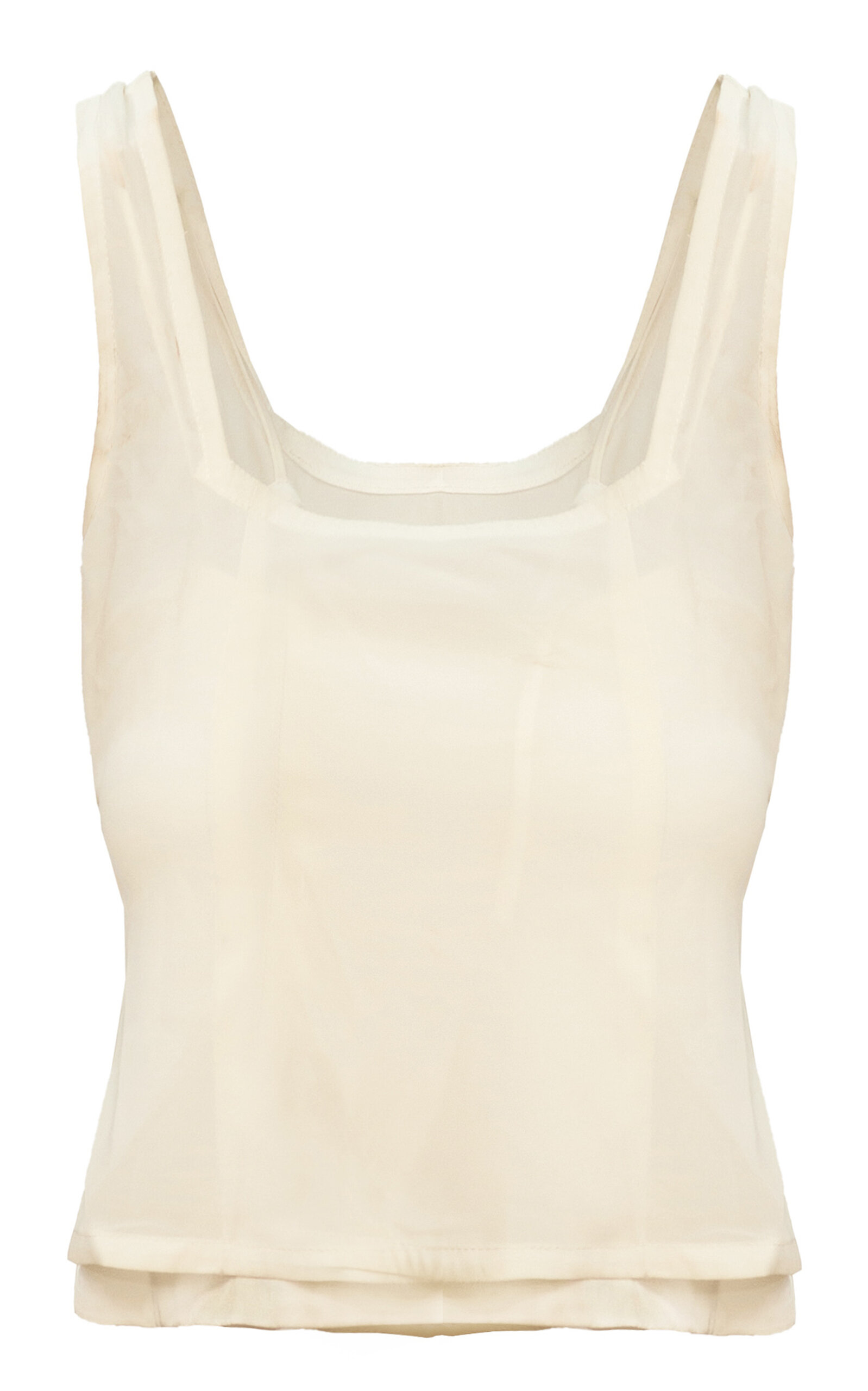 Orange Culture Breathe Silk and Chiffon Camisole Top