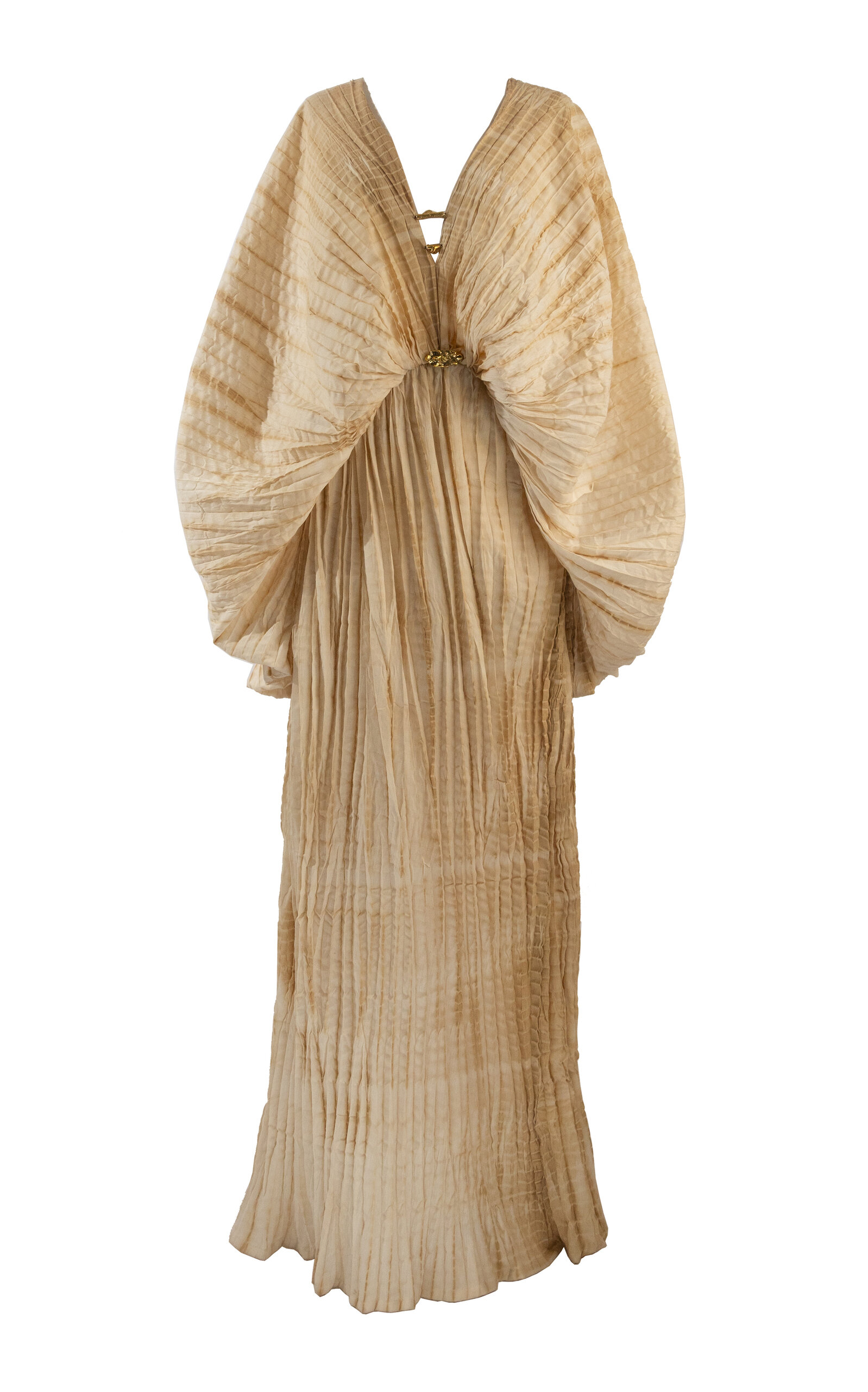 LilaBare Butterfly Sculptural Cotton Maxi Dress