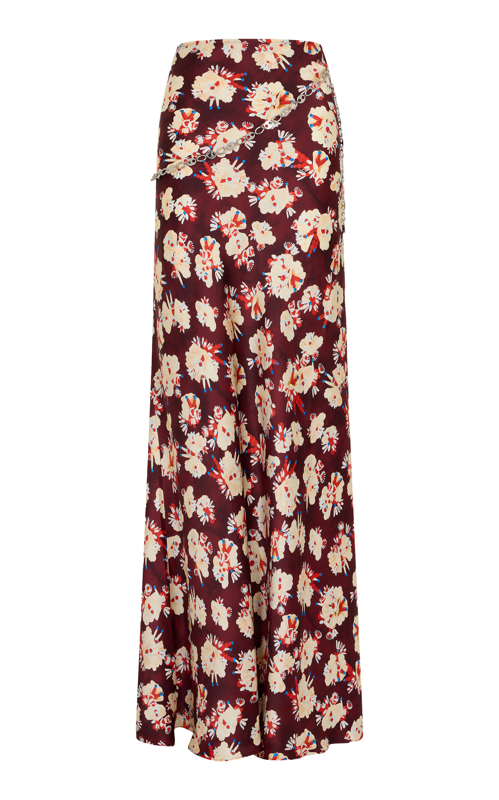 Rabanne Floral Maxi Skirt