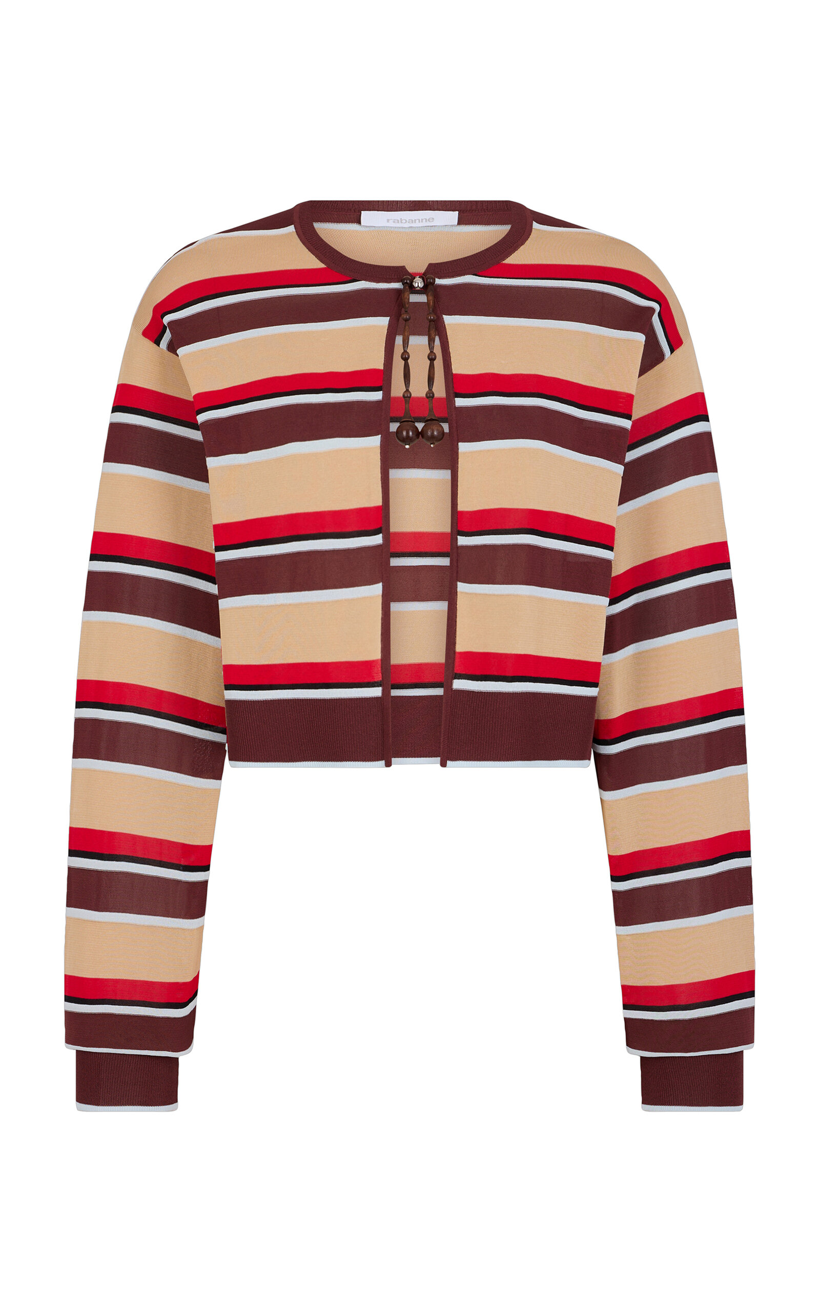 Rabanne Striped Knit Cardigan