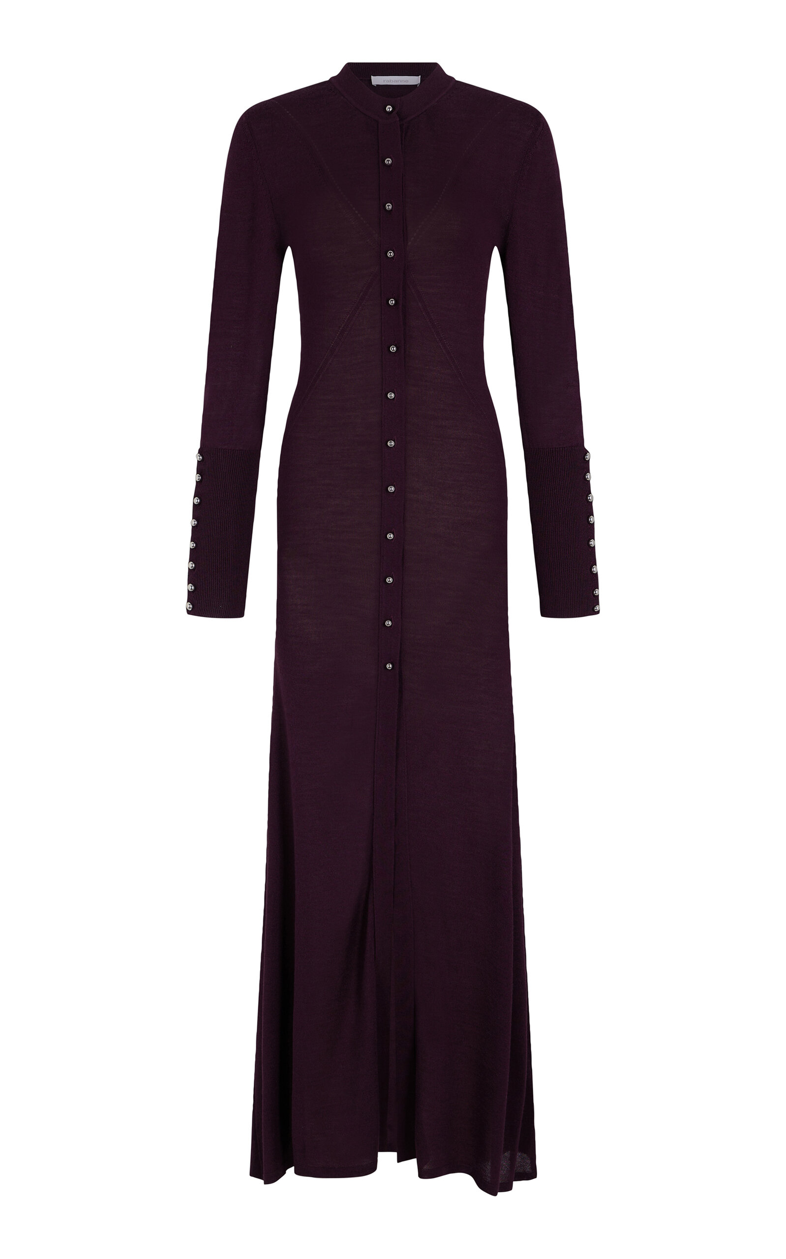 Rabanne Extra-Long Wool-Blend Cardigan