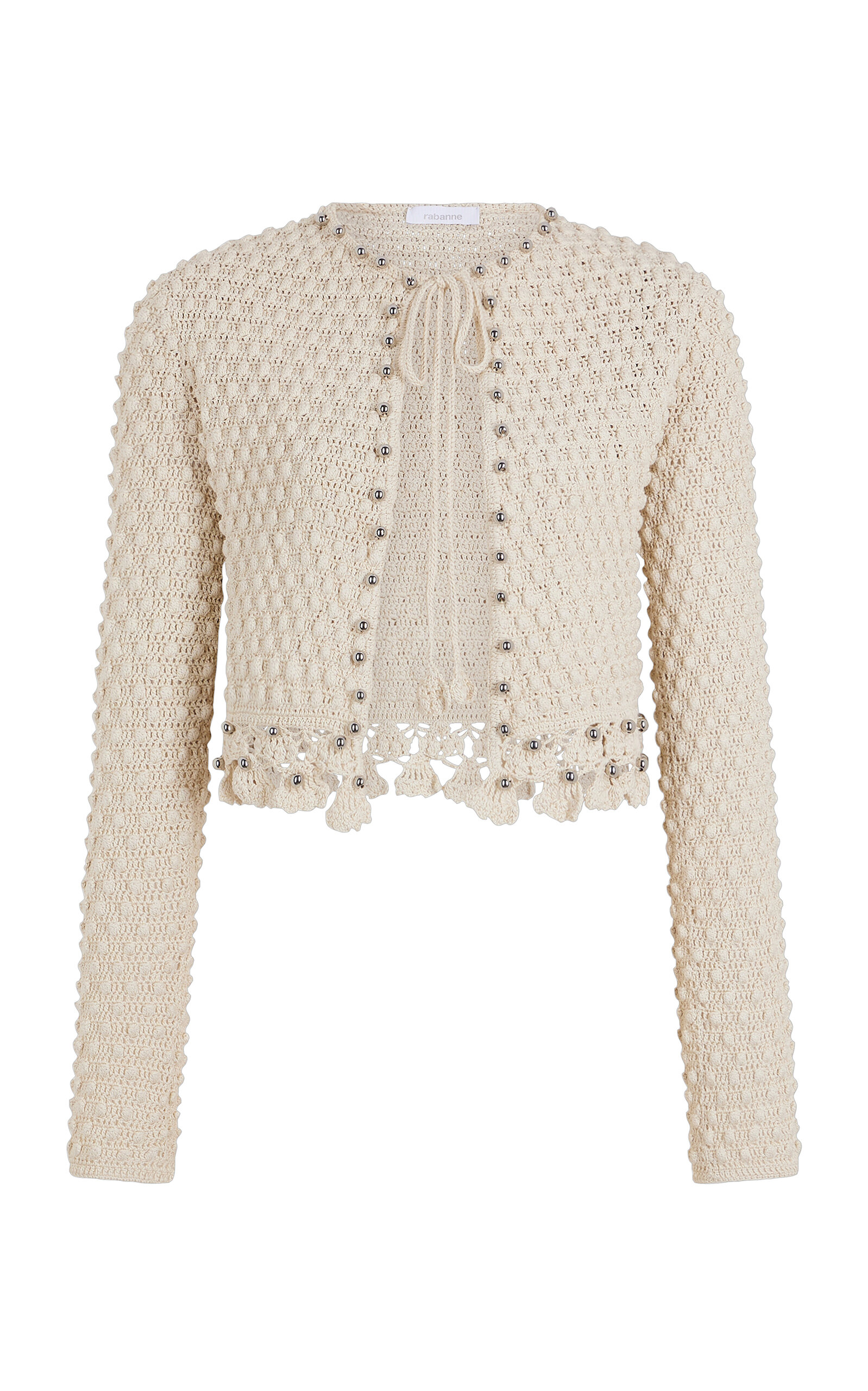 Rabanne Embroidered Crochet Cardigan