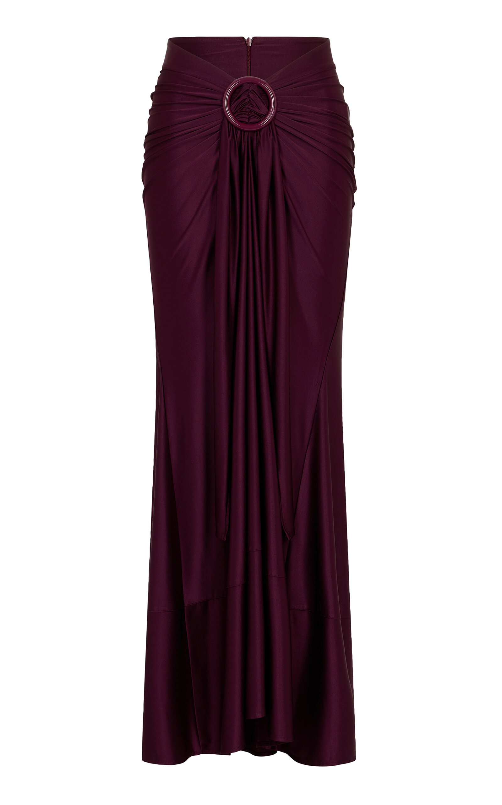 Rabanne Buckle-Detailed Midi Skirt