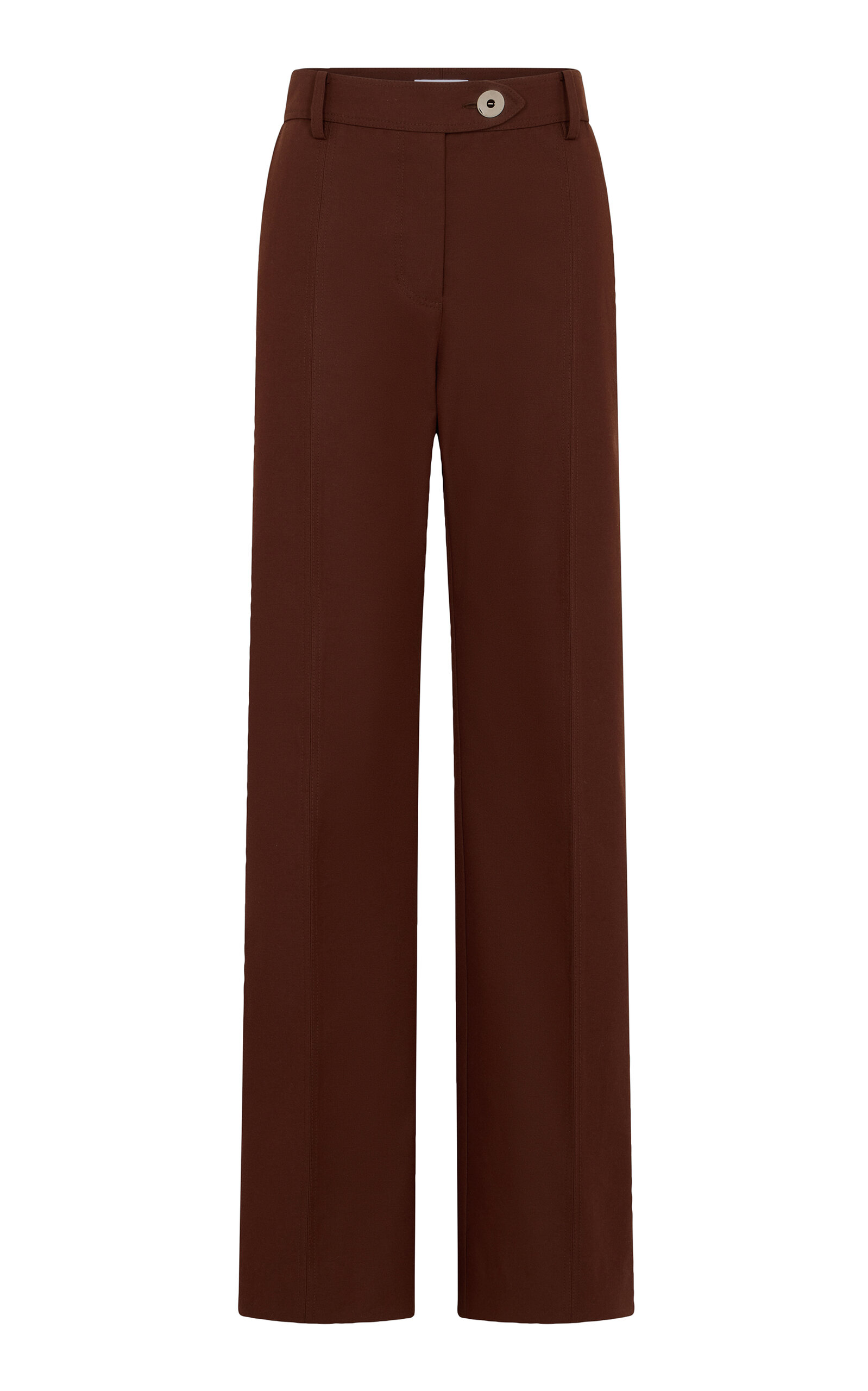 Rabanne Tailored Cotton-Wool Straight-Leg Pants
