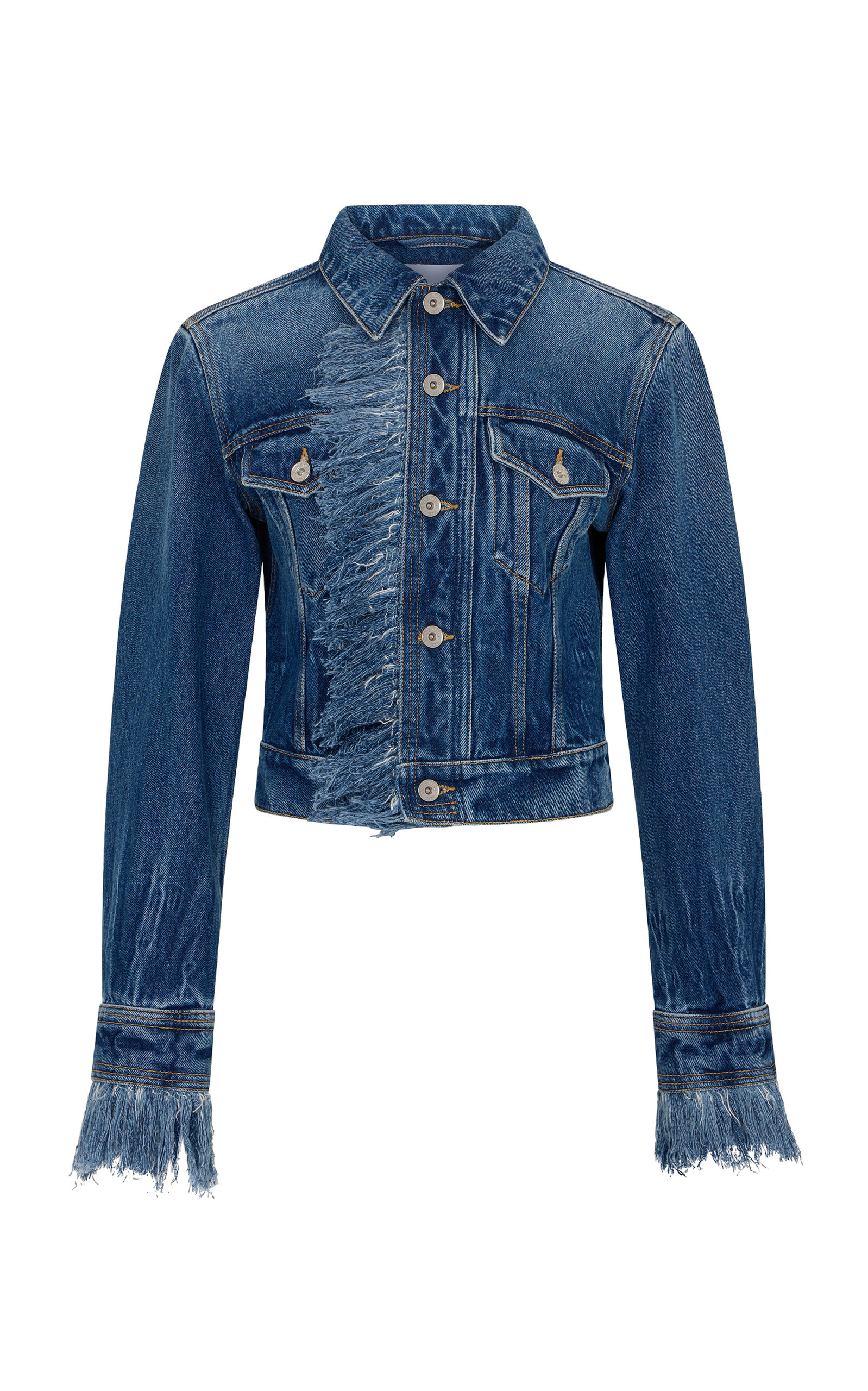 Rabanne Fringed Denim Jacket