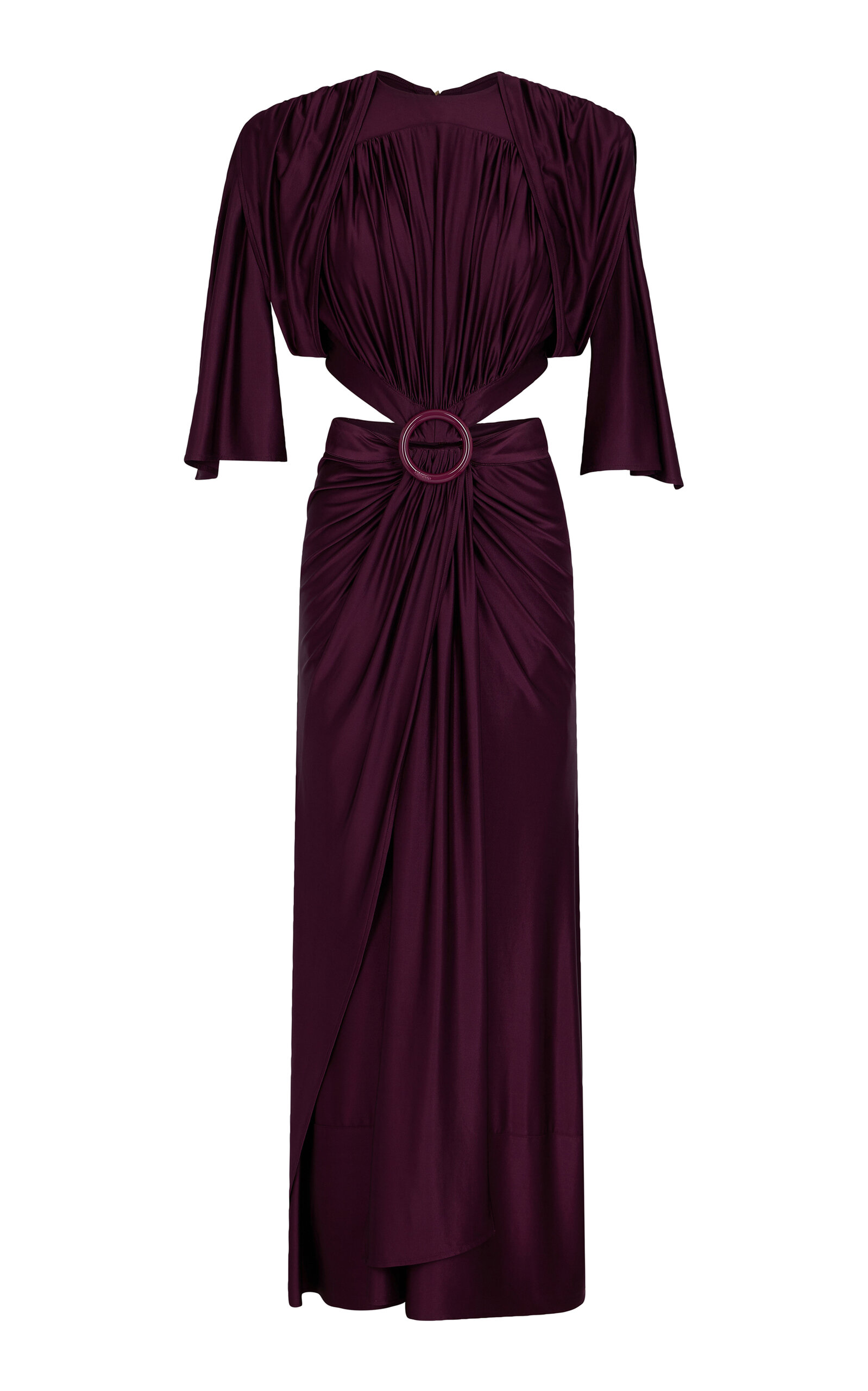 Rabanne Buckle-Detailed Midi Skirt