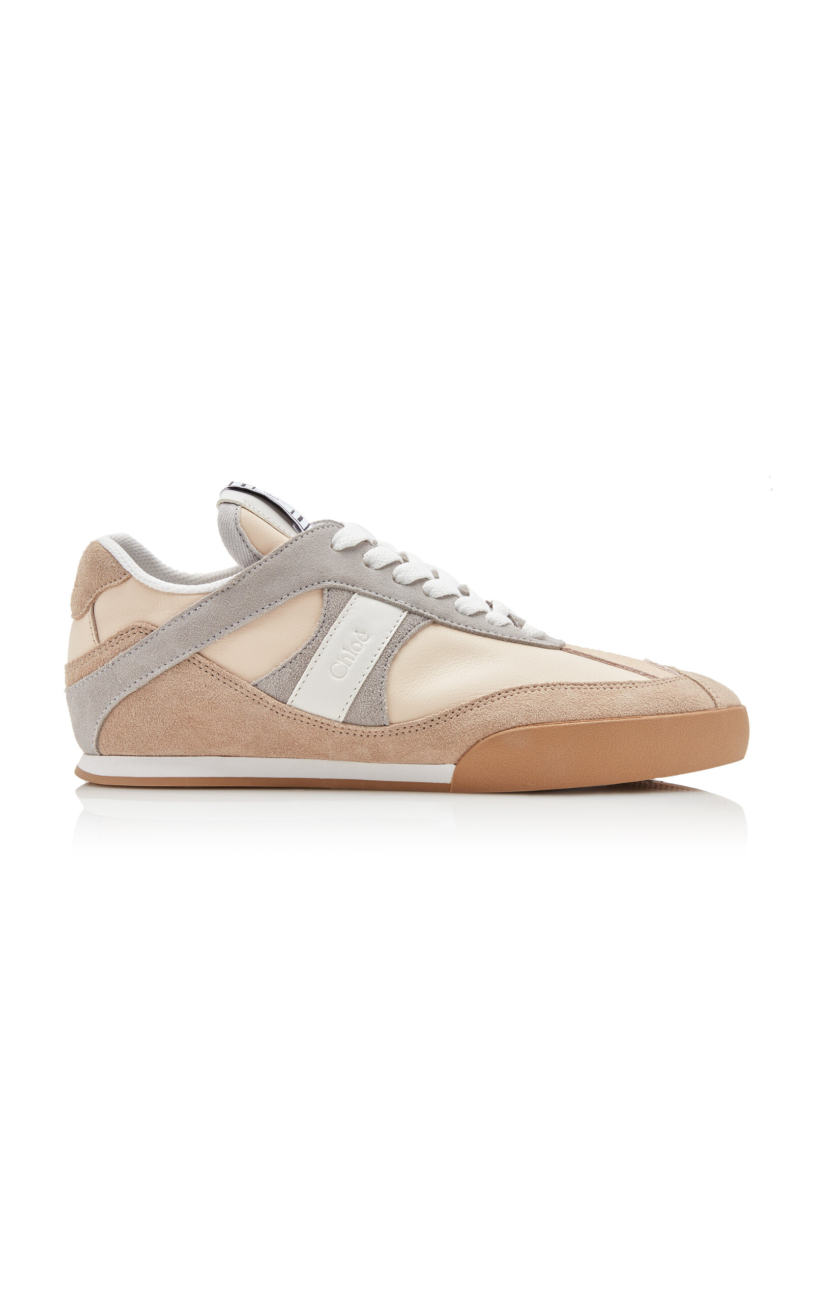 Chloé Kick Leather & Suede Sneakers | Thumbnail 5 Chloé Kick Leather & Suede Sneakers | Thumbnail 5