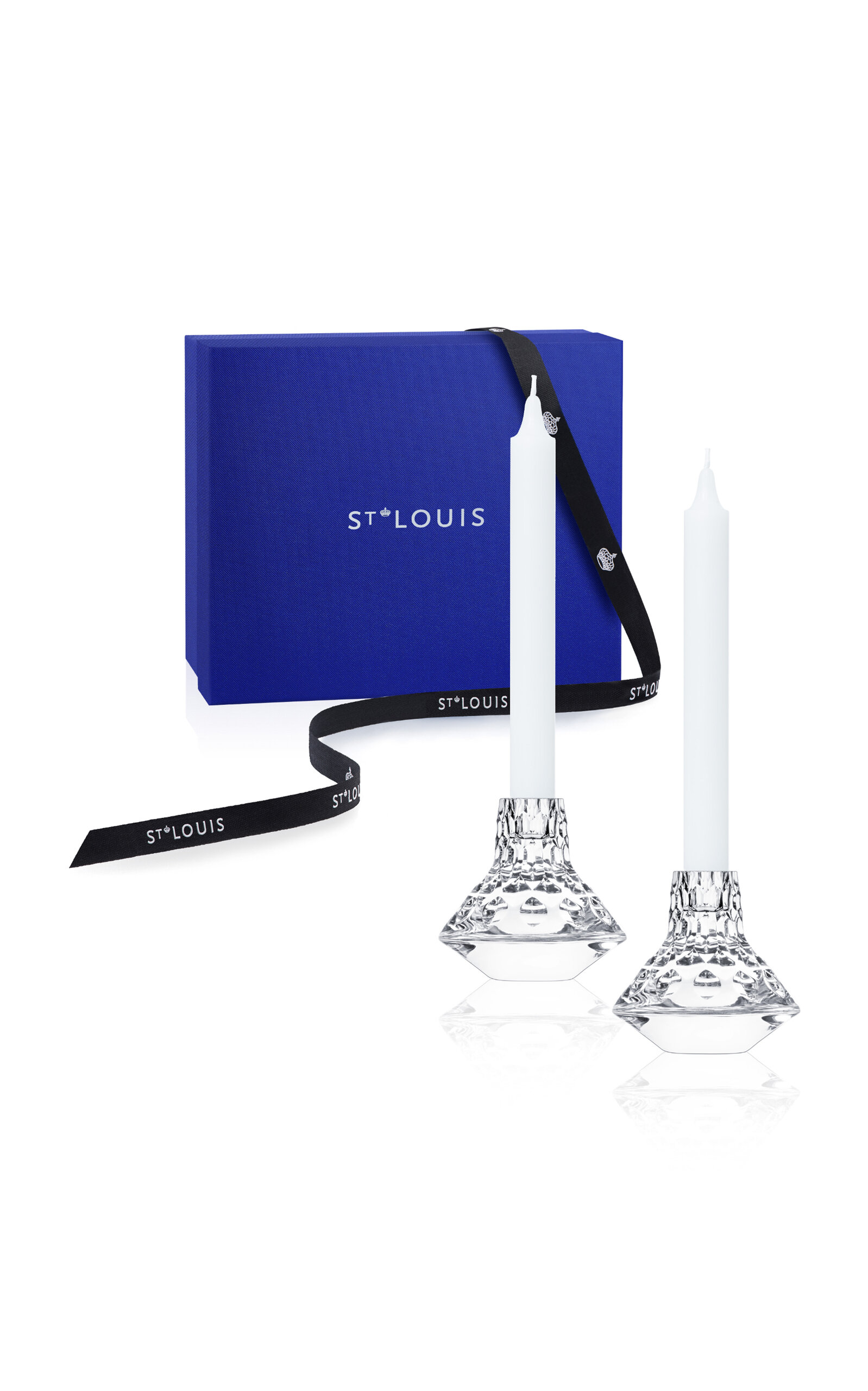 Saint-Louis Folia H85 Set-Of-Two Candlestick Set - Multi