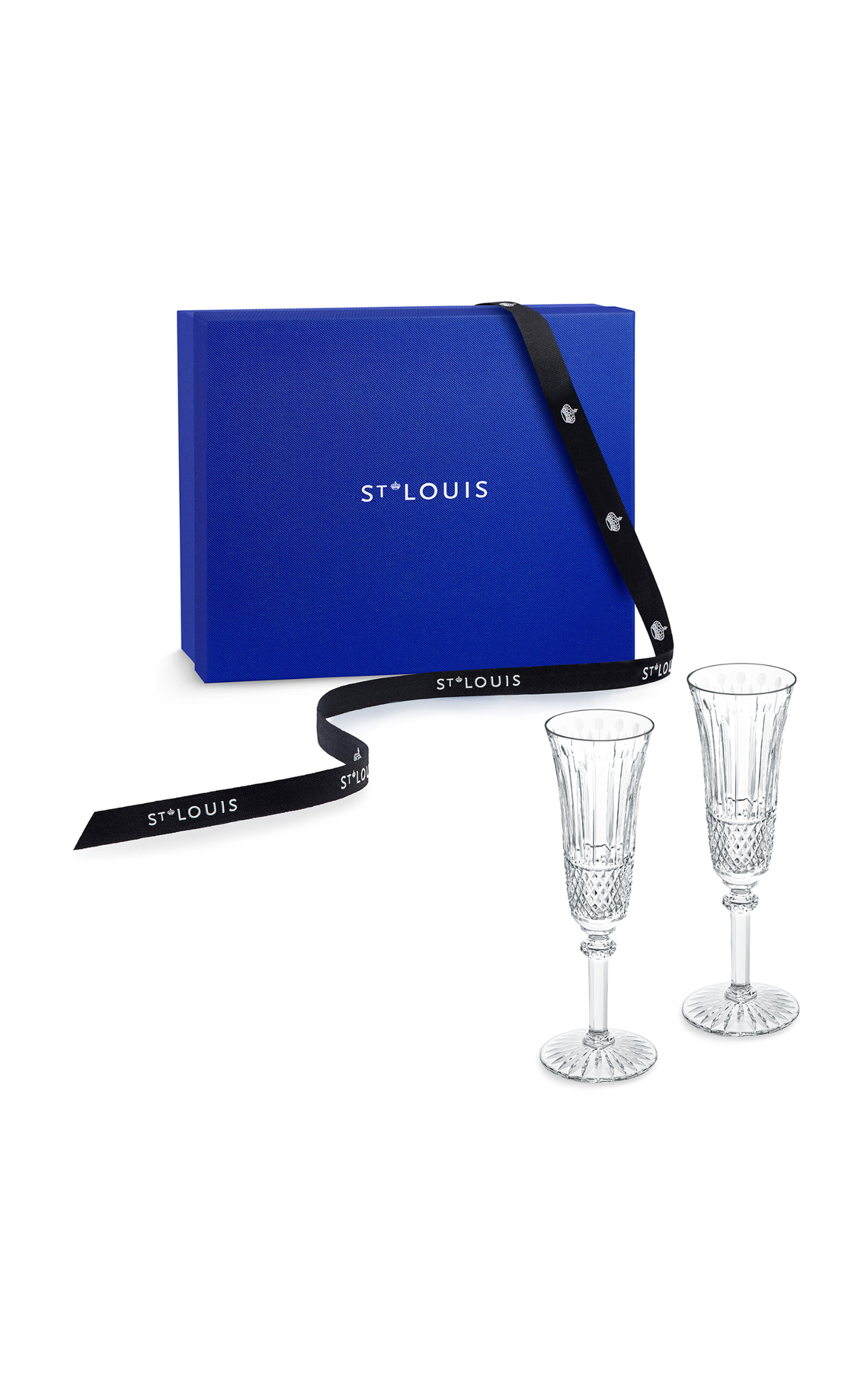 Saint-Louis Tommy Set 0f 2 Champagne Flutes - Multi