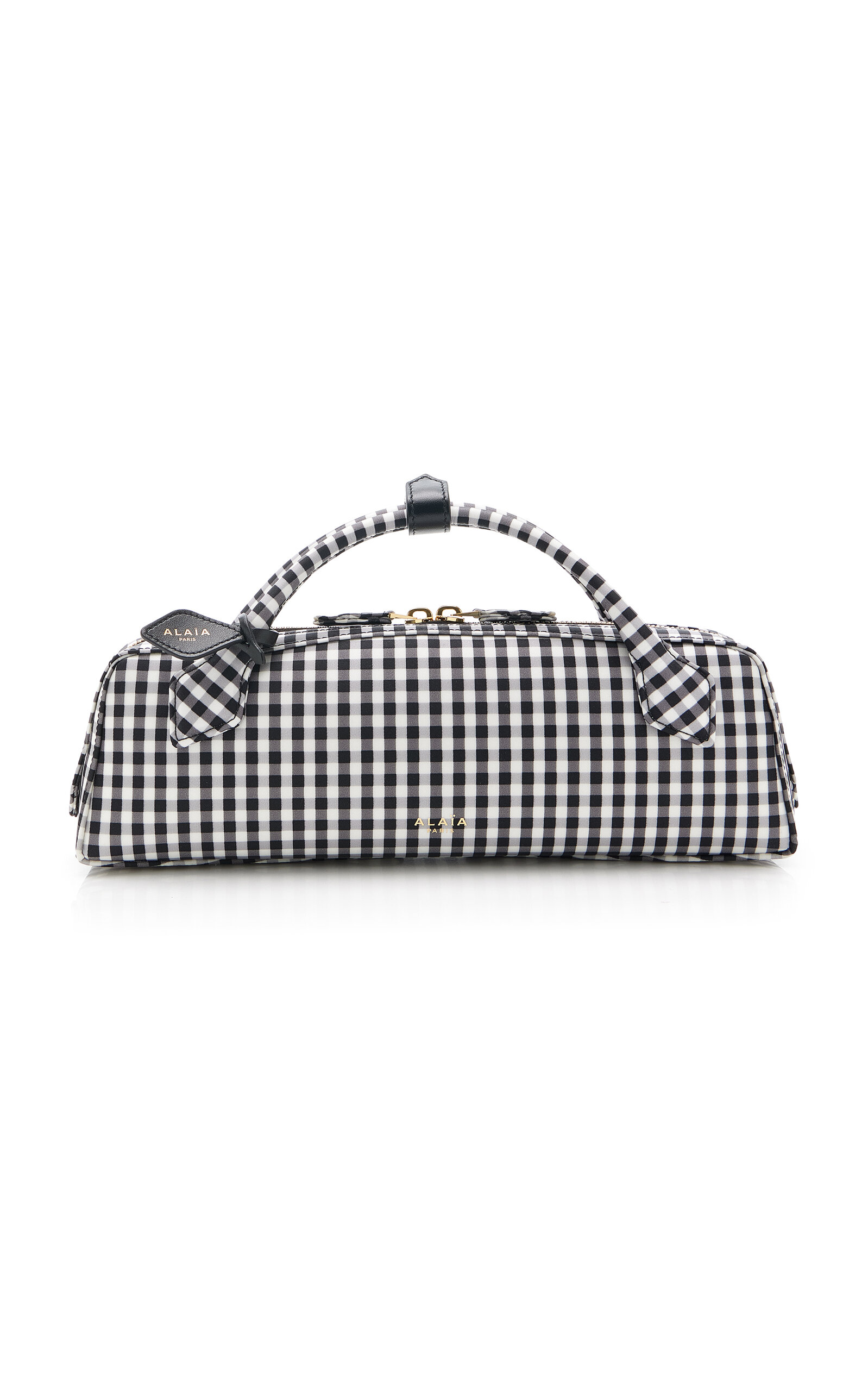 ALAÏA Le Teckel Gingham Clutch - Moda Operandi