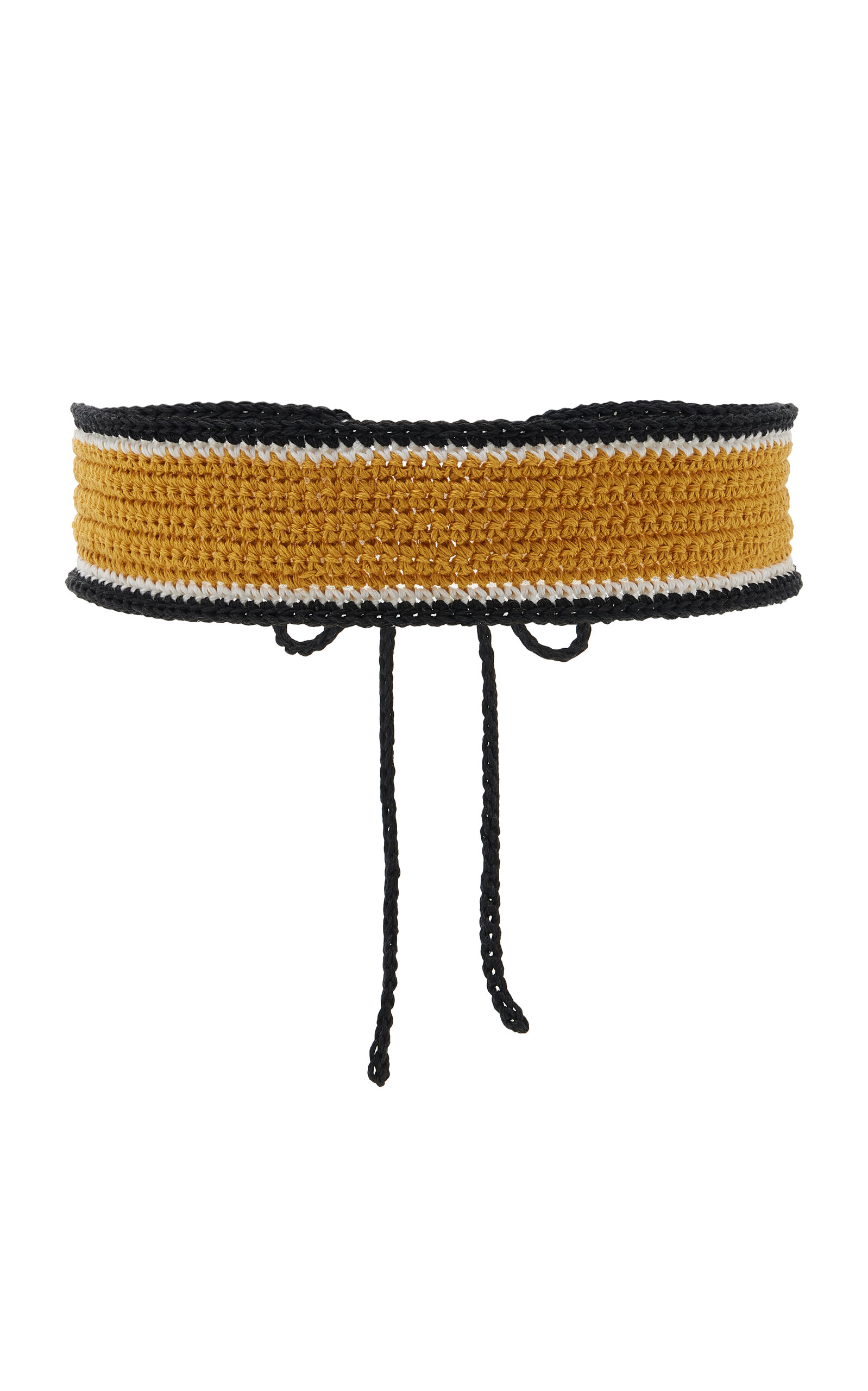 PARDOhats Exclusive La Isla Cale Crocheted Linen Belt