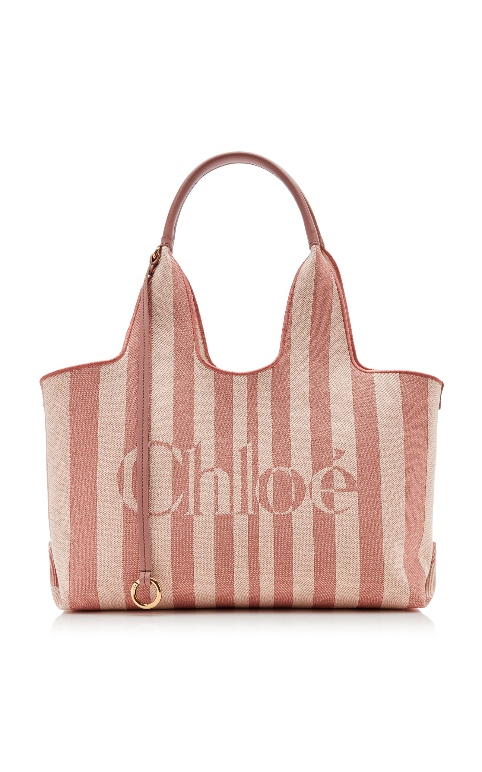 Chloé Striped Jacquard Tote Bag - Moda Operandi