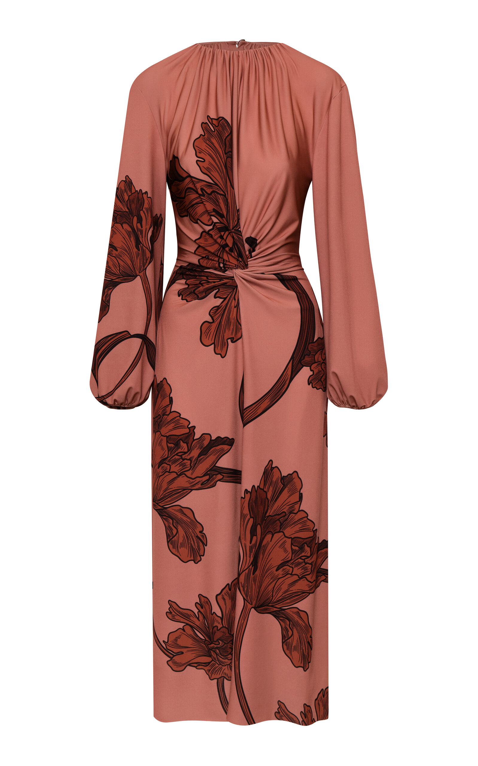 Andres Otalora Llamado Por Ti Jersey Midi Dress