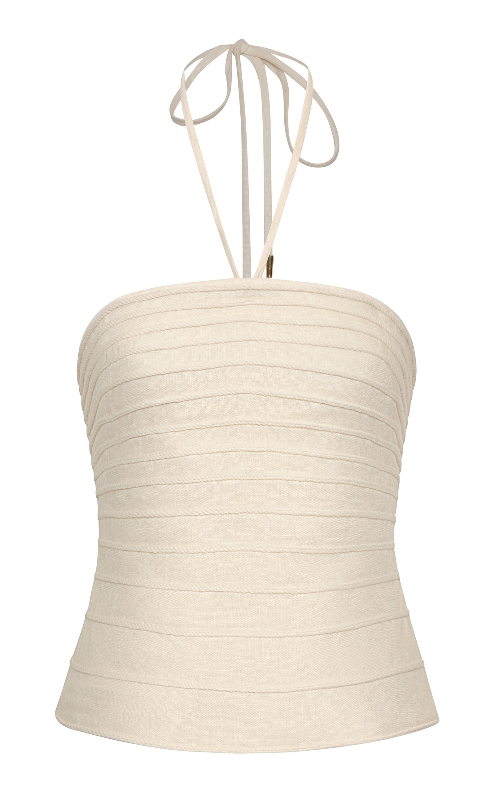 Andres Otalora En Tu Luz Embroidered Linen Top