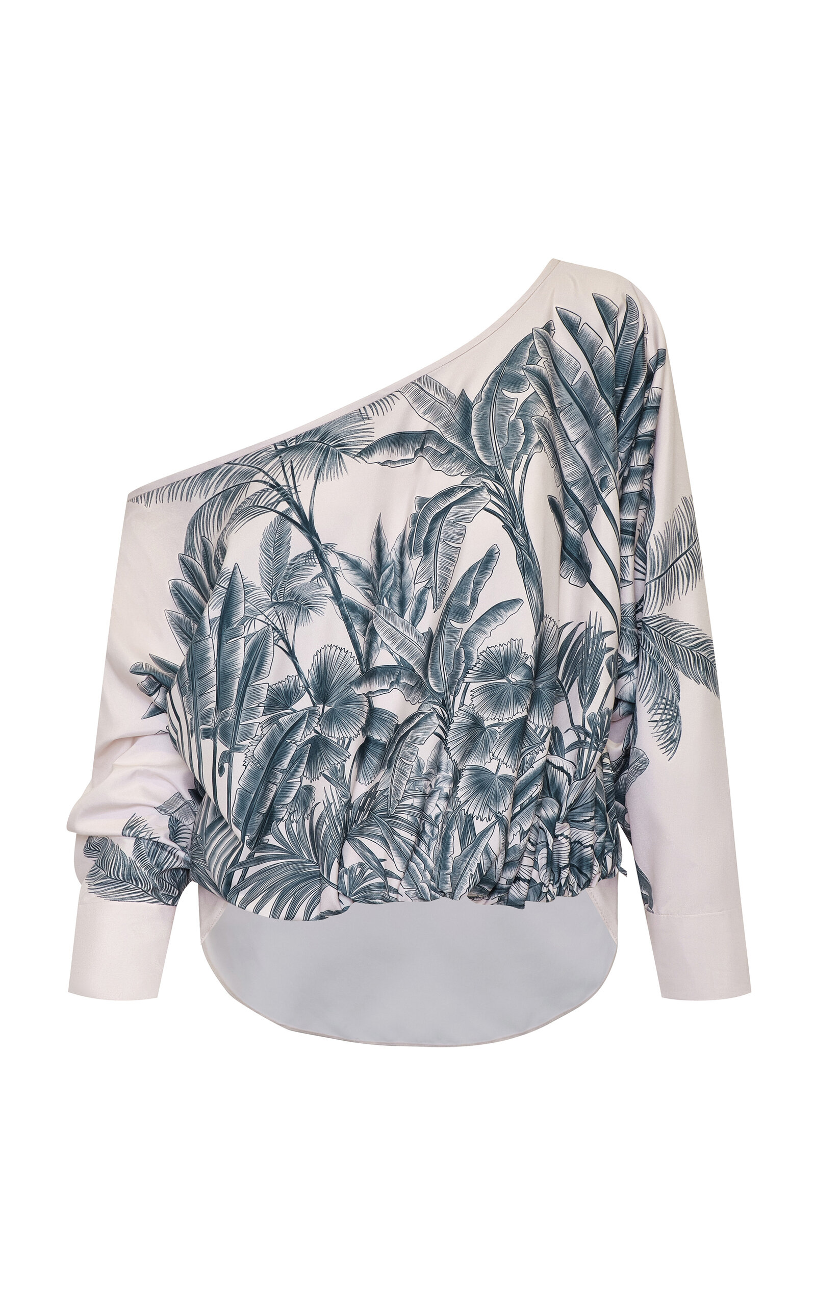 Andres Otalora Mioh Printed Crepe De Chine Blouse - Moda Operandi