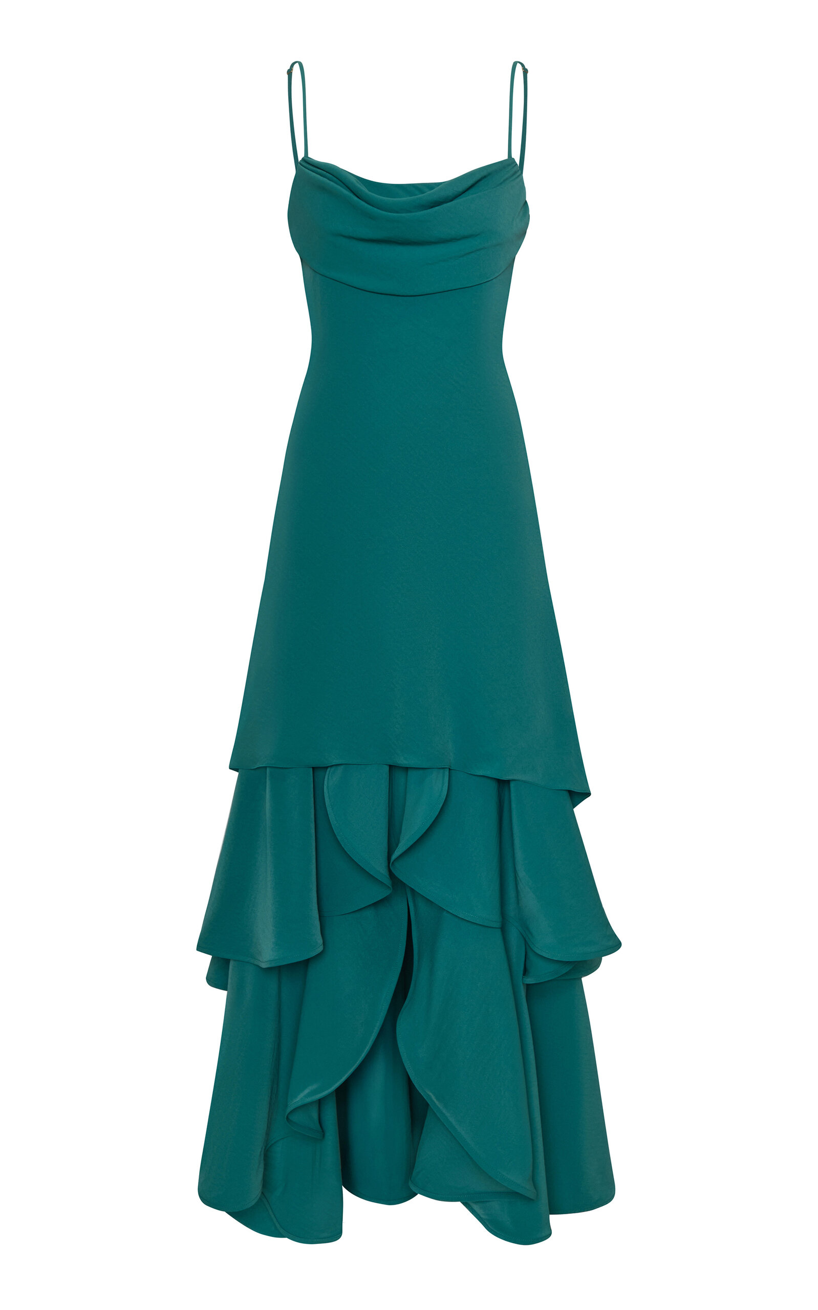 Andres Otalora Inoportuna Ruffled Maxi Dress
