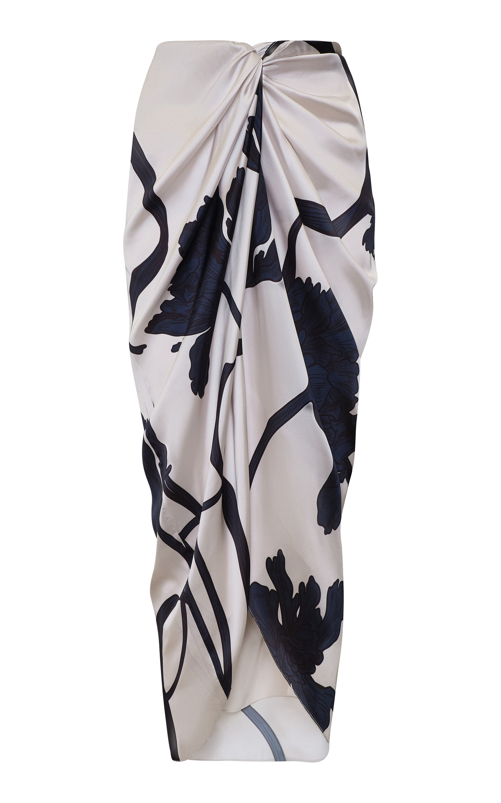 Andres Otalora Cairo Printed Pareo Midi Skirt