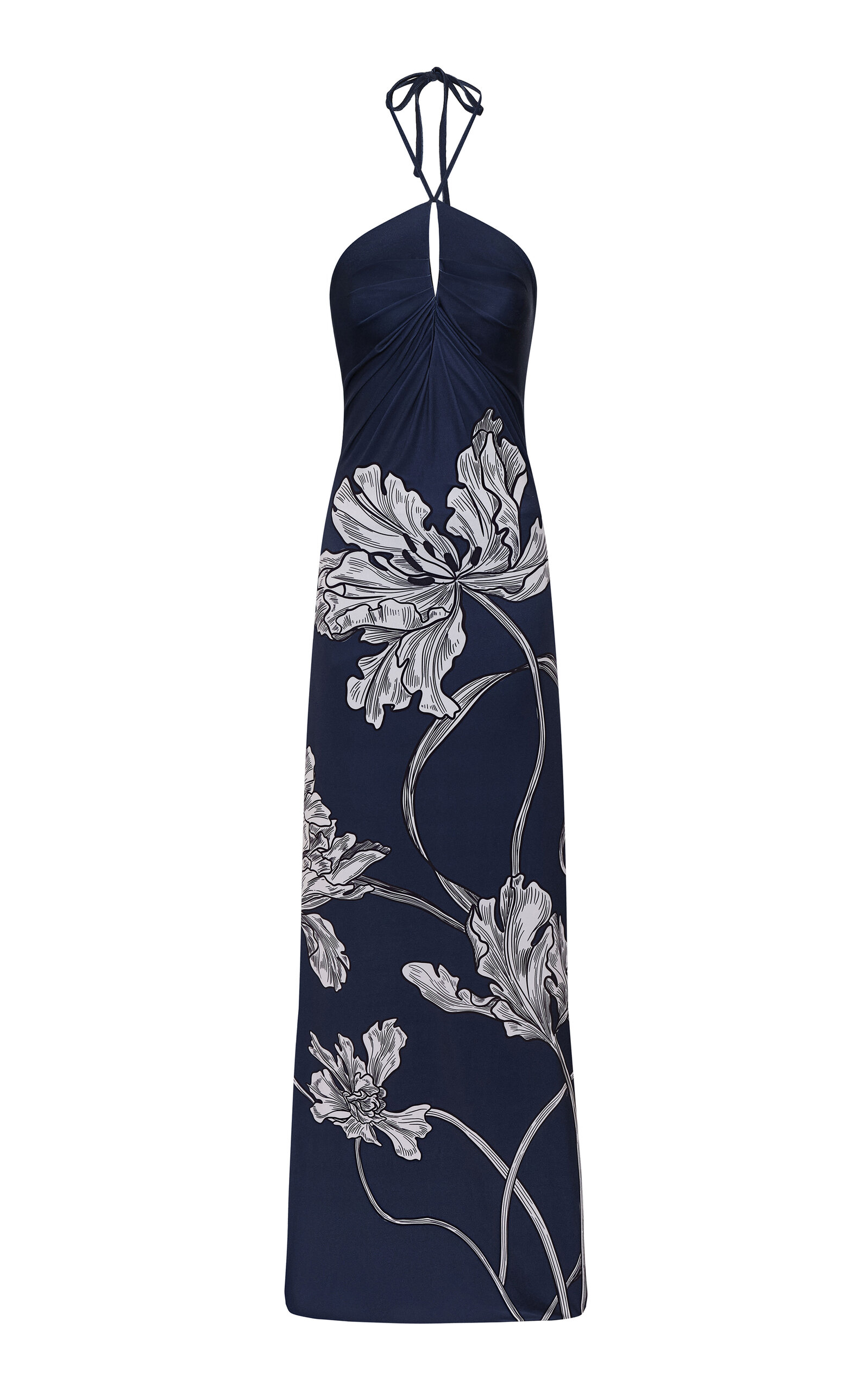 Andres Otalora Que Siente Halter Maxi Dress