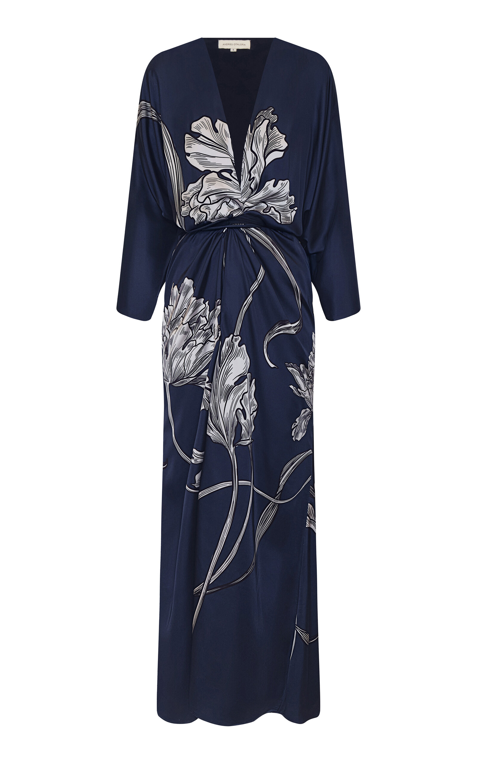 Andres Otalora Olanna Printed Maxi Dress