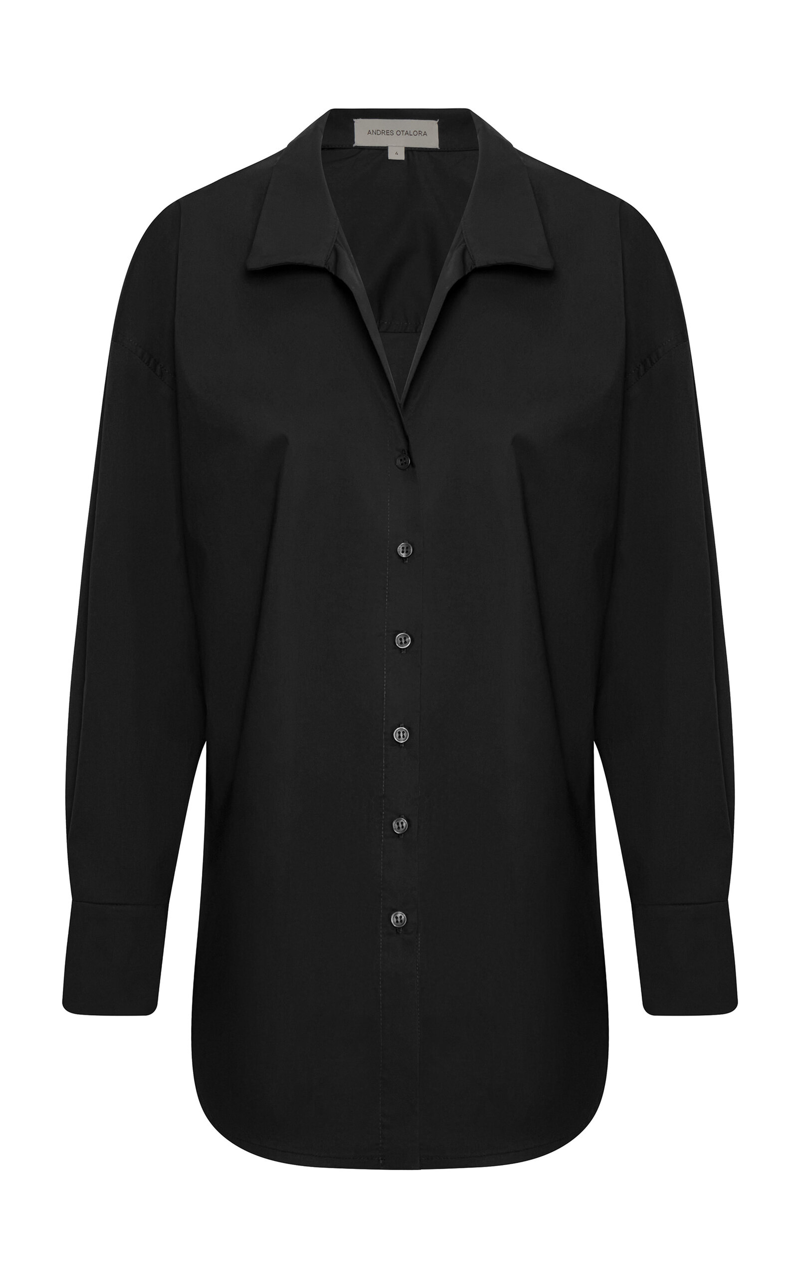 Andres Otalora Un Tej Oversized Cotton-Poplin Shirt