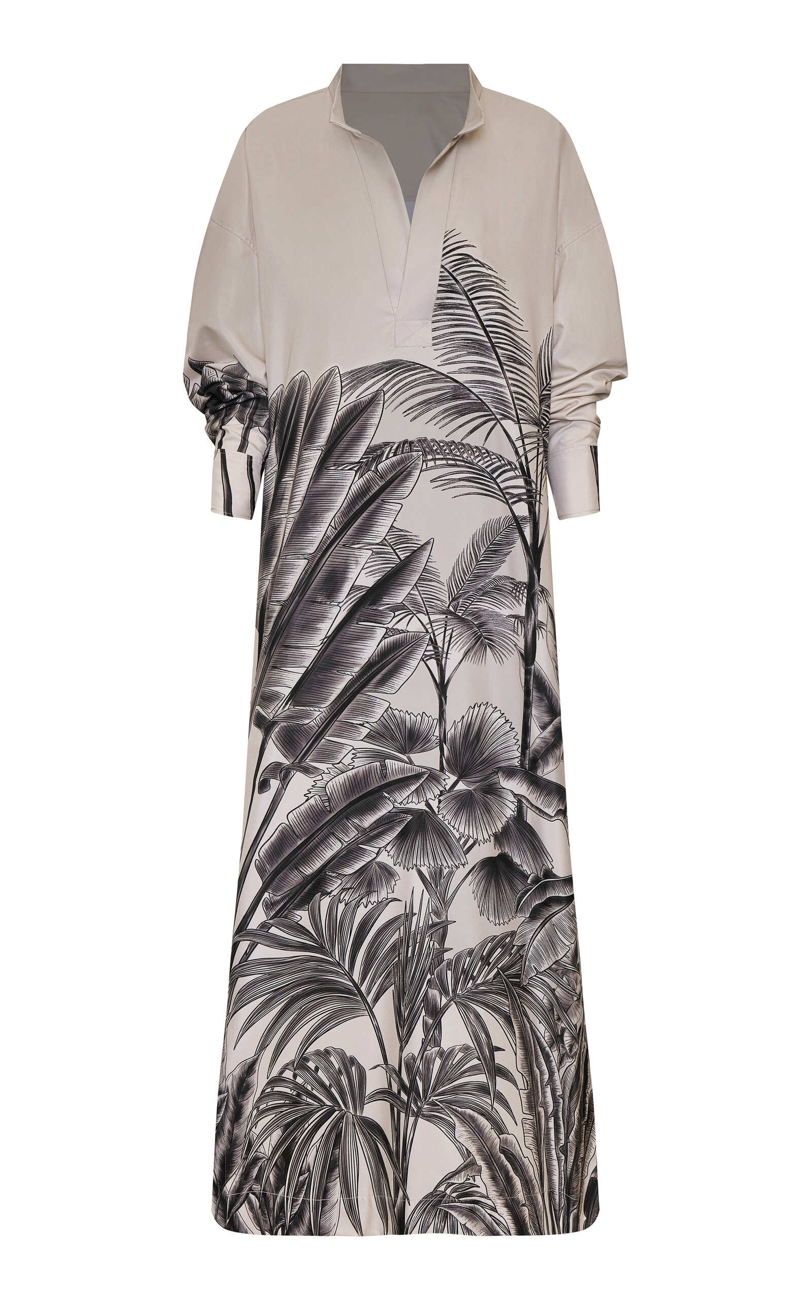 Andres Otalora Montse Printed Cotton-Poplin Tunic