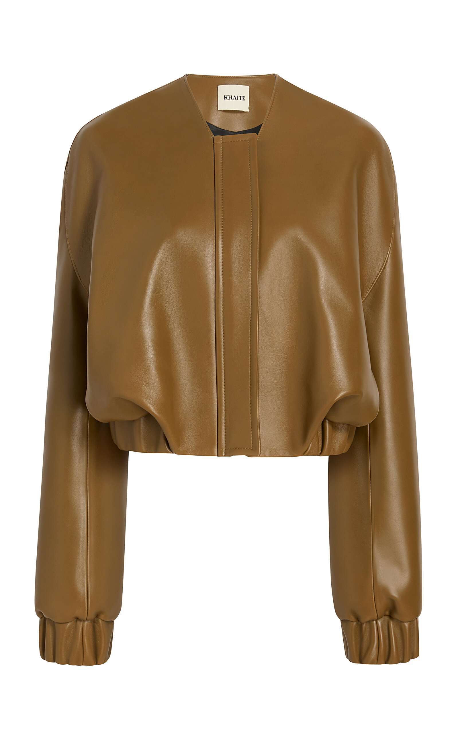 Khaite Cordan Plonge Leather Bomber Jacket | Thumbnail 8