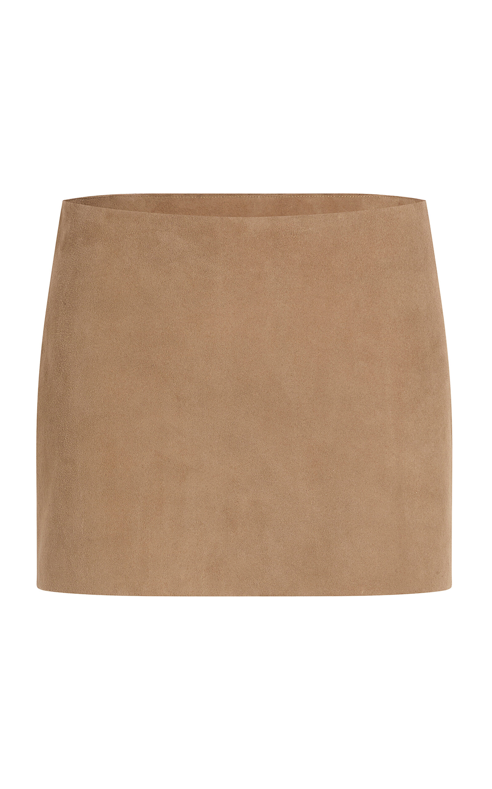 Khaite Jett Suede Mini Skirt