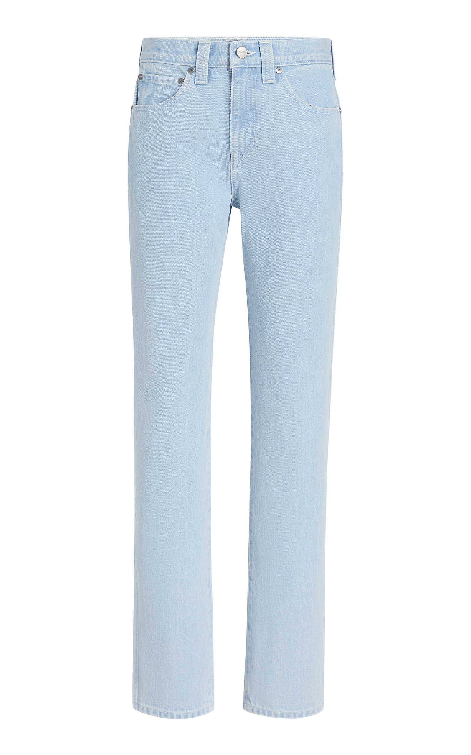 Khaite Farley Rigid Mid-Rise Straight-Leg Jeans | Thumbnail 7