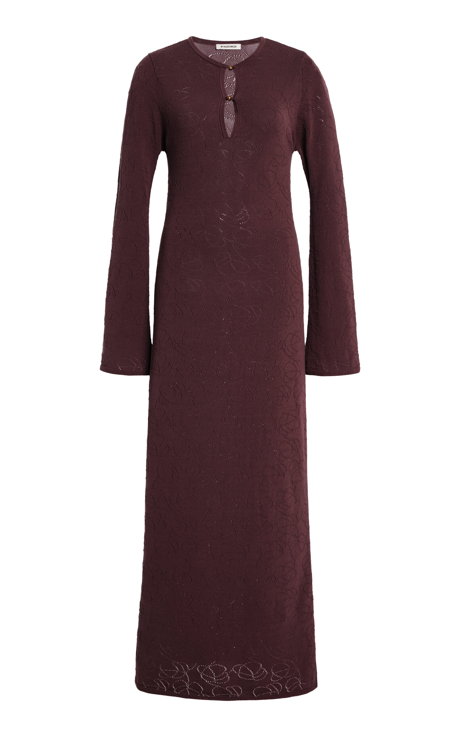 By Malene Birger Beatriz Long-Sleeve Cotton-Blend Knit Maxi Dress | Thumbnail 12