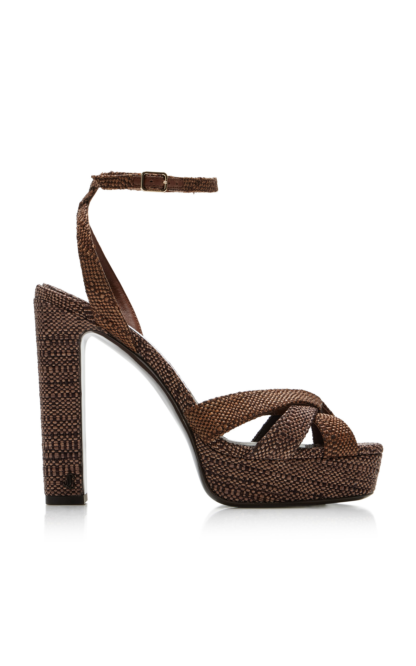 Jimmy Choo Kove Raffia Sandals