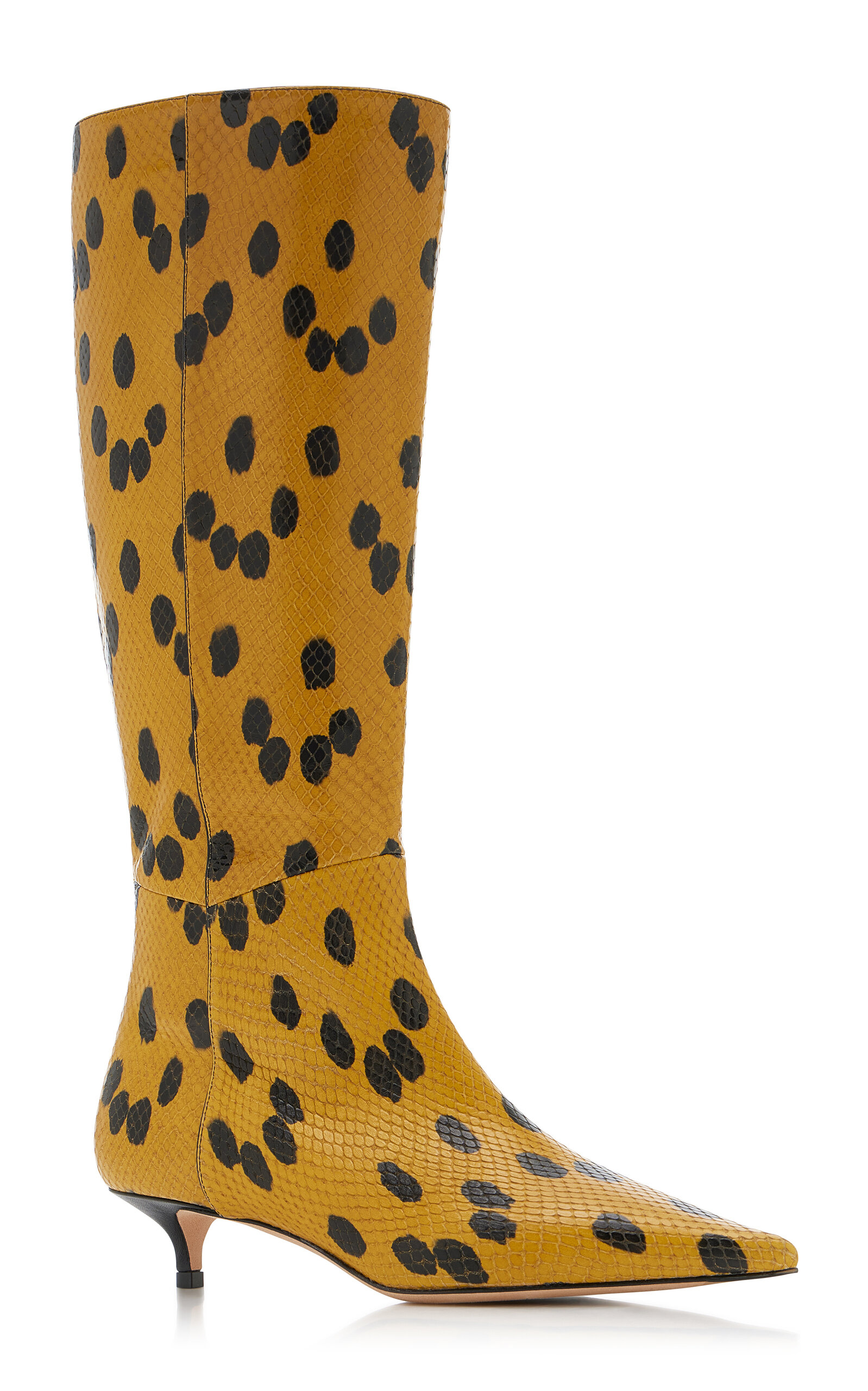 Jimmy Choo Amis Printed Leather Knee Boots - Moda Operandi
