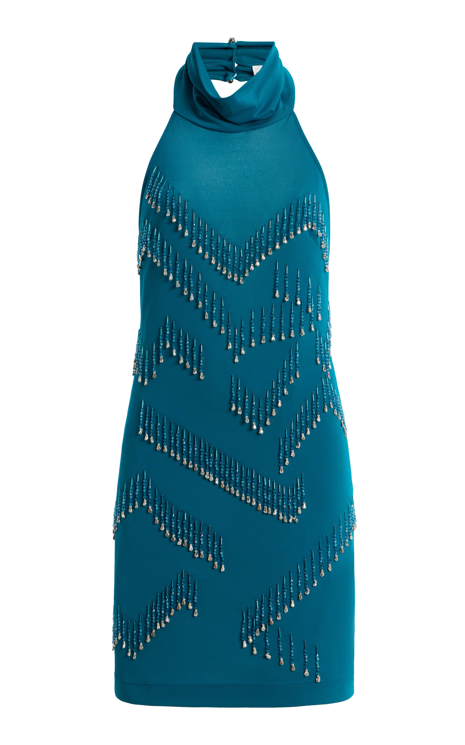 Des_phemmes Exclusive La Isla Backless Mini Tube Dress In Blue