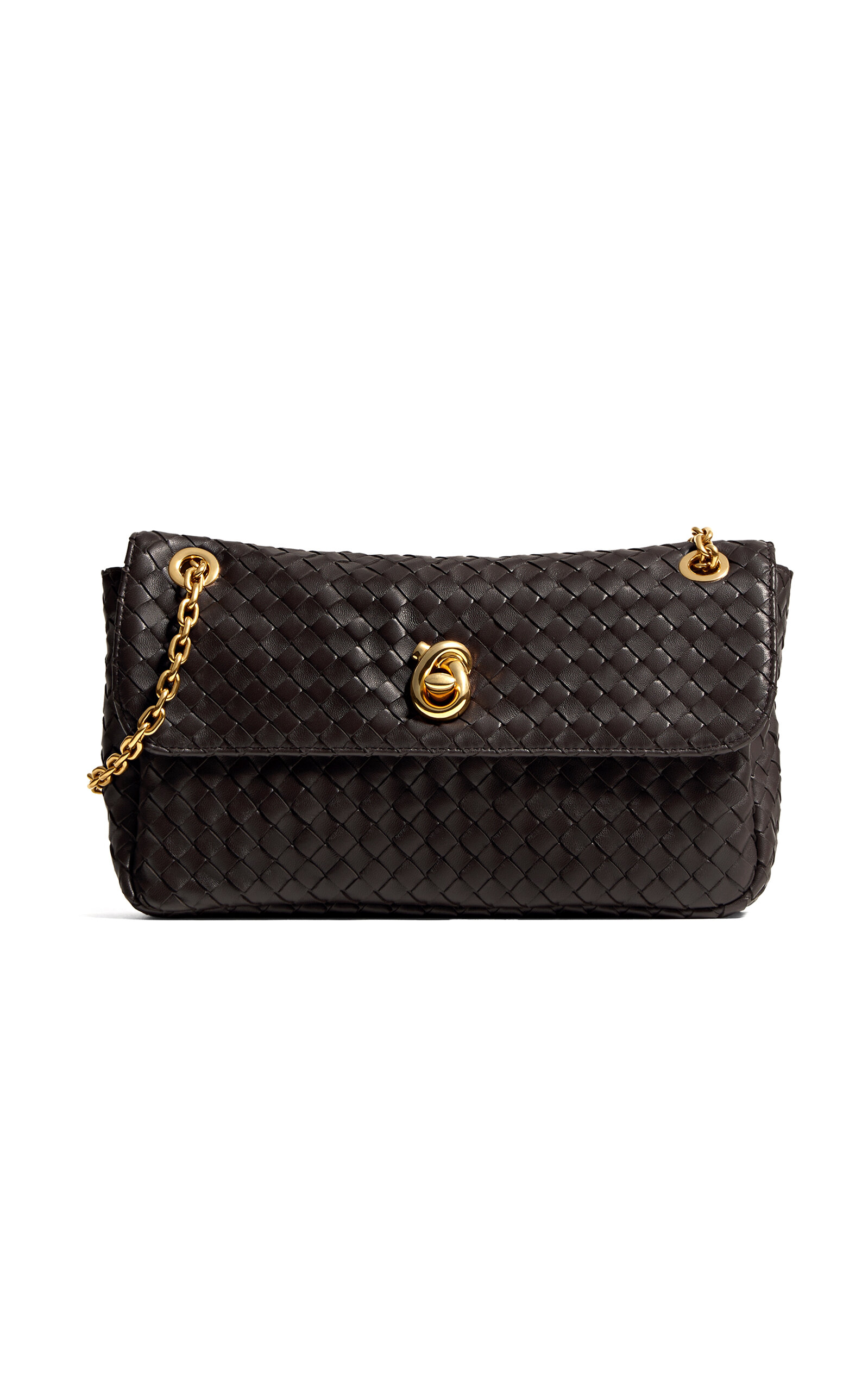 Bottega Veneta Madison Intrecciato Leather Bag - Moda Operandi