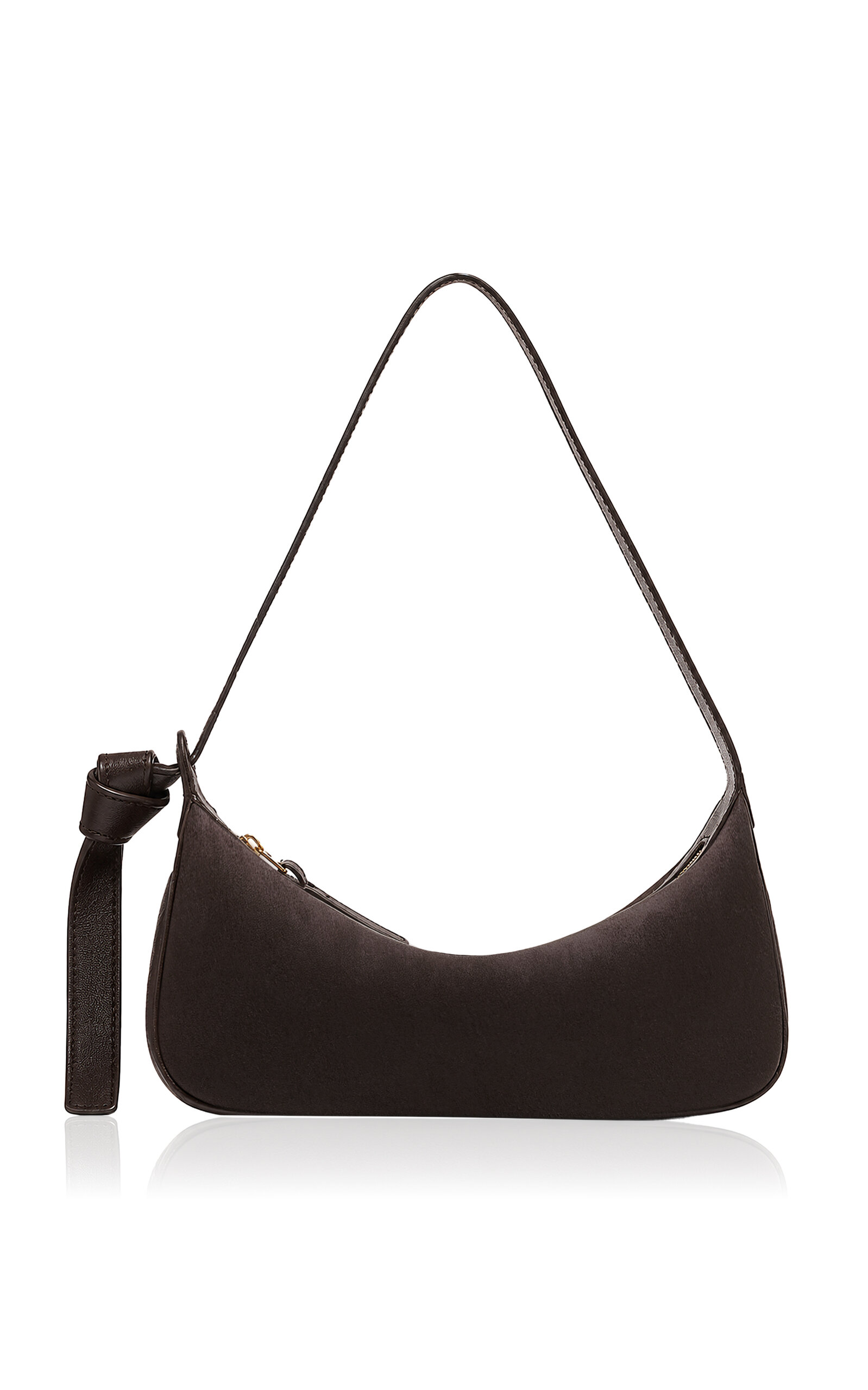Bottega Veneta - Nodi Mini Suede Shoulder Bag - Brown - OS - Moda Operandi
