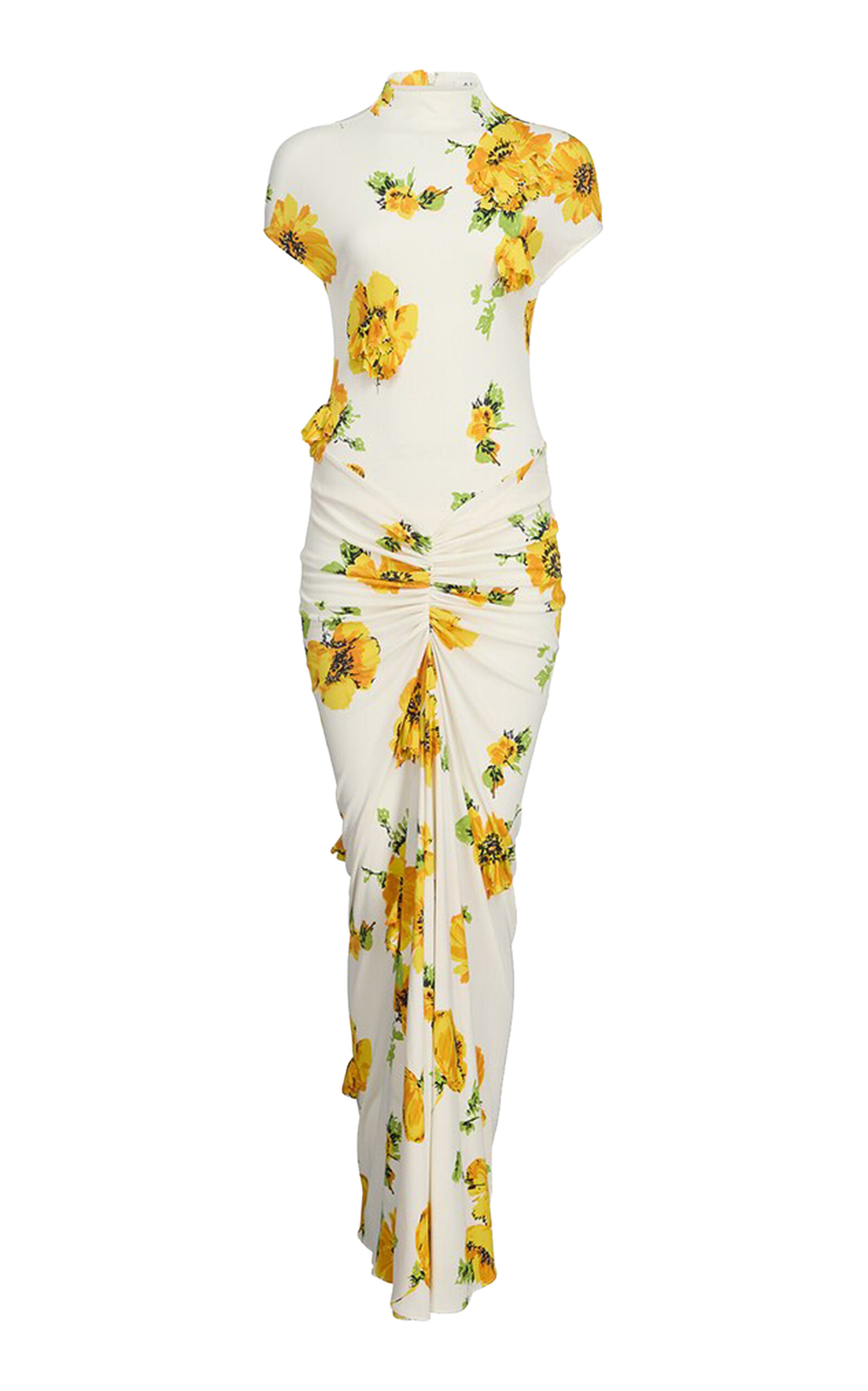 ALAÏA Draped Jersey Maxi Dress | Thumbnail 13