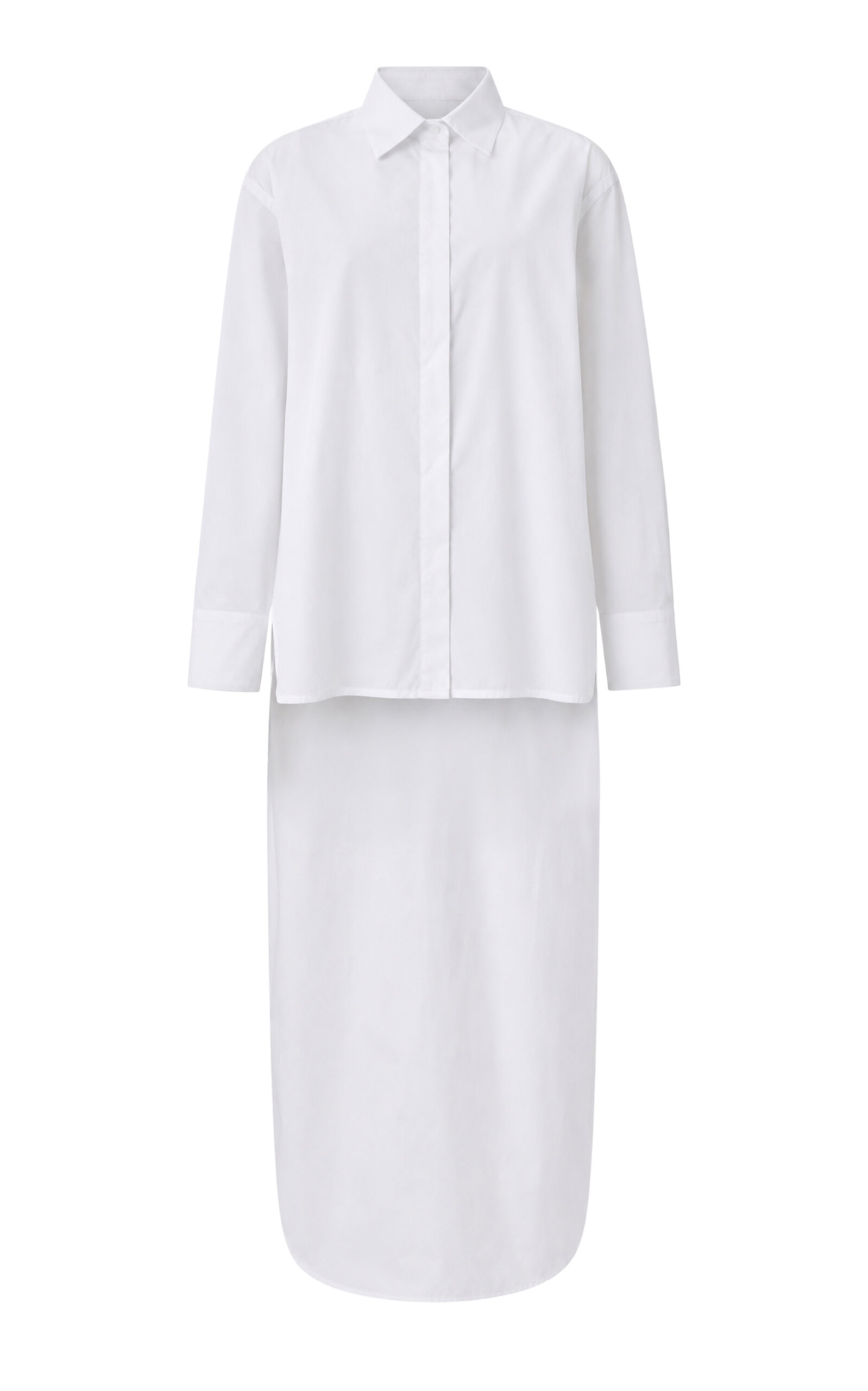 ALAÏA Asymmetric Cotton Shirt | Thumbnail 5 ALAÏA Asymmetric Cotton Shirt | Thumbnail 5
