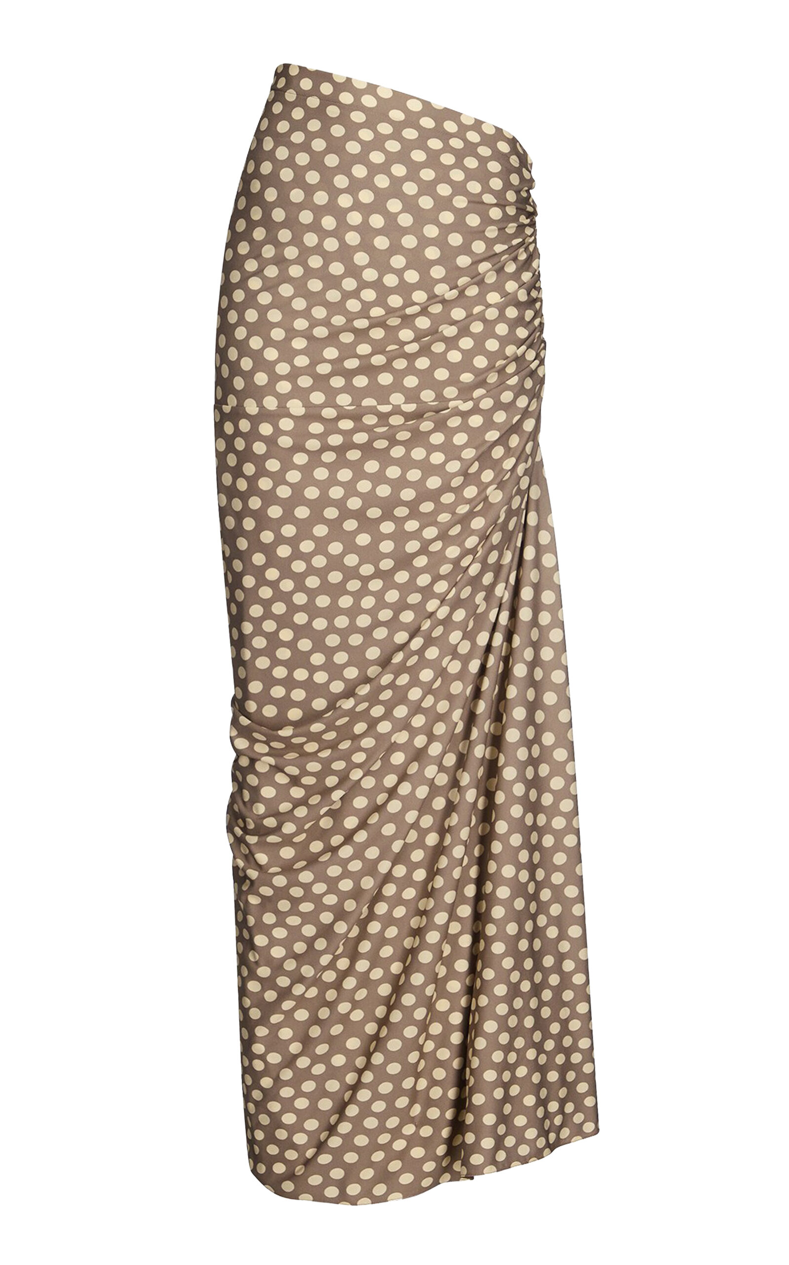 ALAÏA Gathered Jersey Maxi Skirt - Moda Operandi
