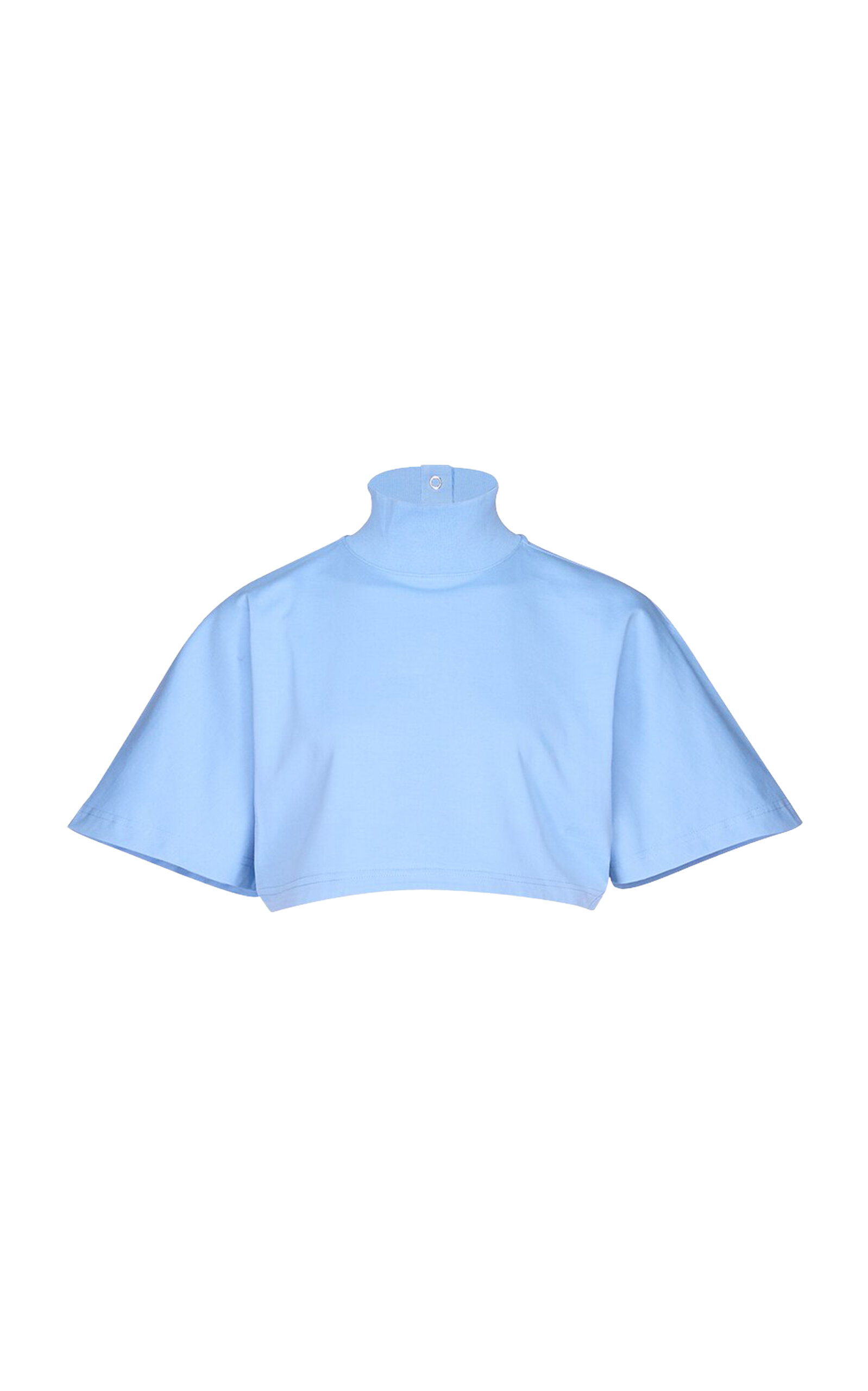 ALAÏA Oversized Cropped Cotton T-Shirt | Thumbnail 8 ALAÏA Oversized Cropped Cotton T-Shirt | Thumbnail 8