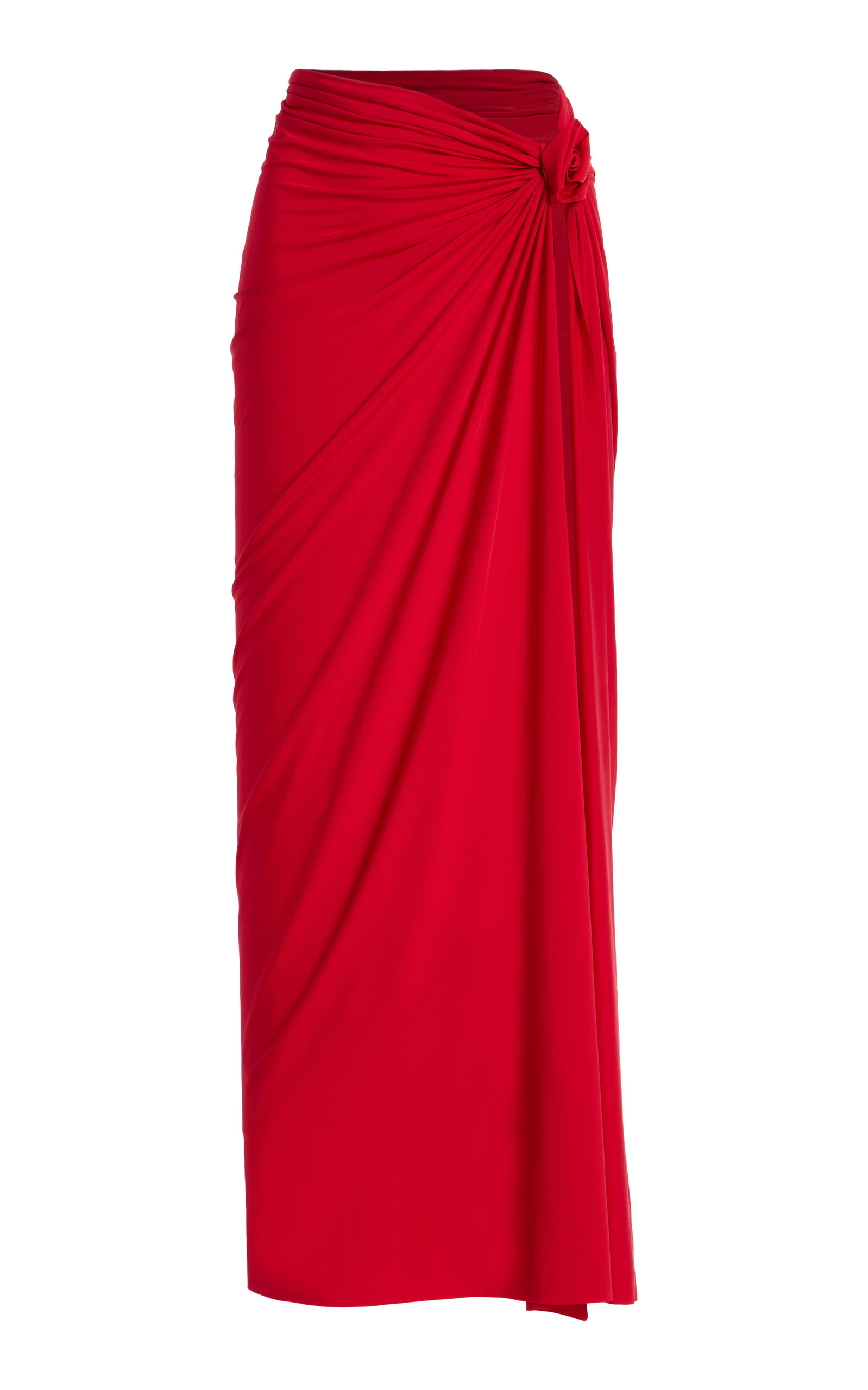 Maygel Coronel Exclusive La Isla Pollera Jersey Maxi Skirt
