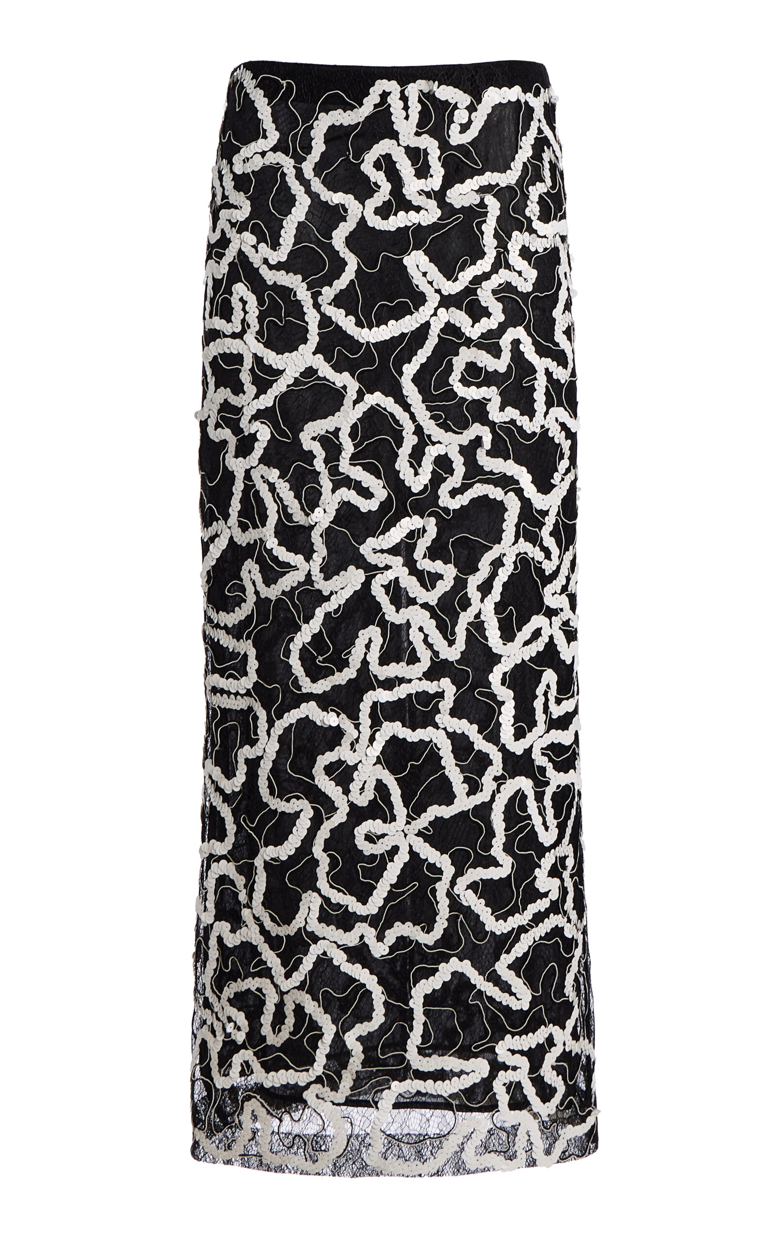 Proenza Schouler Maite Sequined Lace Skirt