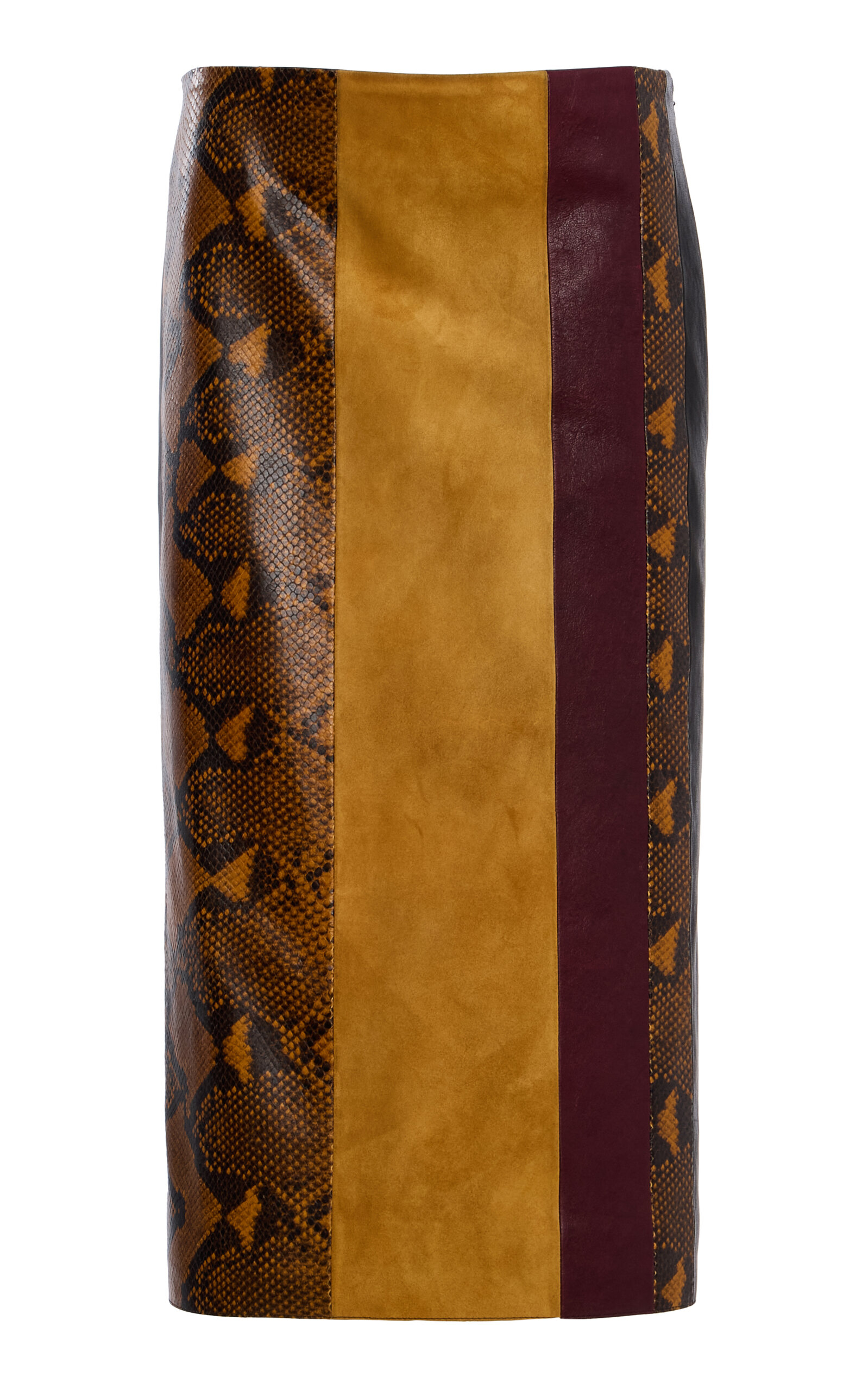 Proenza Schouler Sirine Pieced Leather Skirt