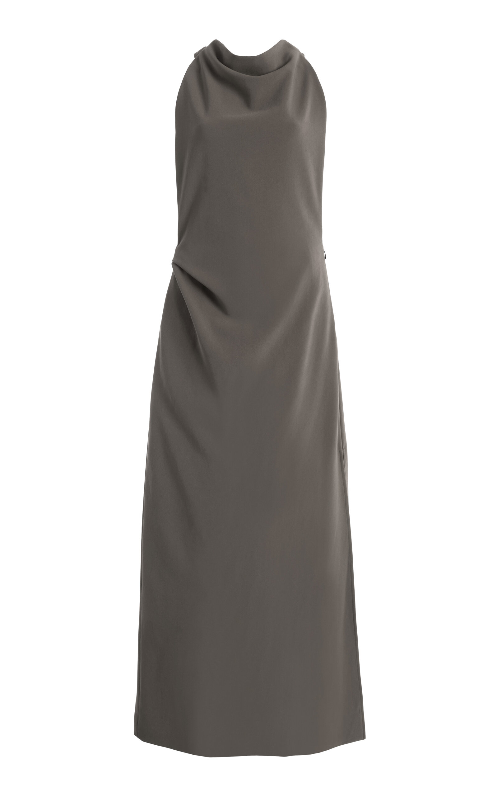 Proenza Schouler Selena Crepe Halter Maxi Dress