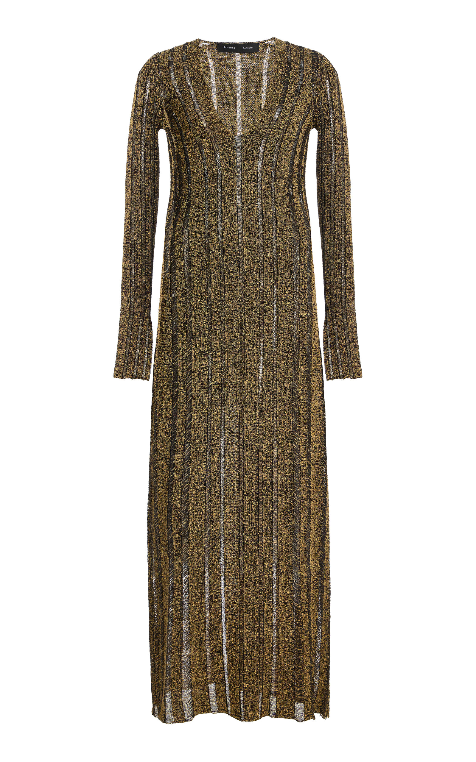 Proenza Schouler Maelle Drop Needle Tweed Dress