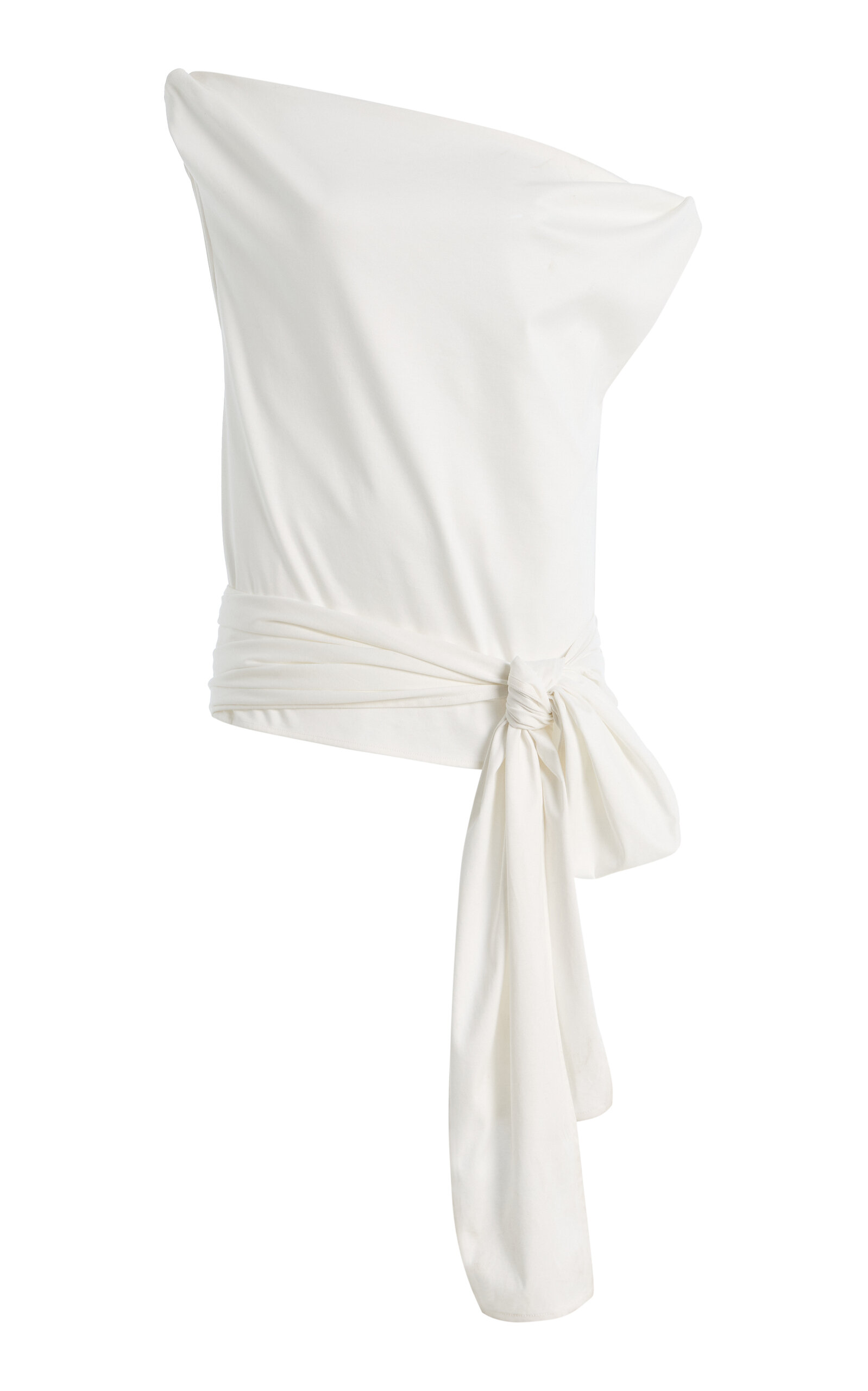 Proenza Schouler Zafira Cotton Assymetric Top