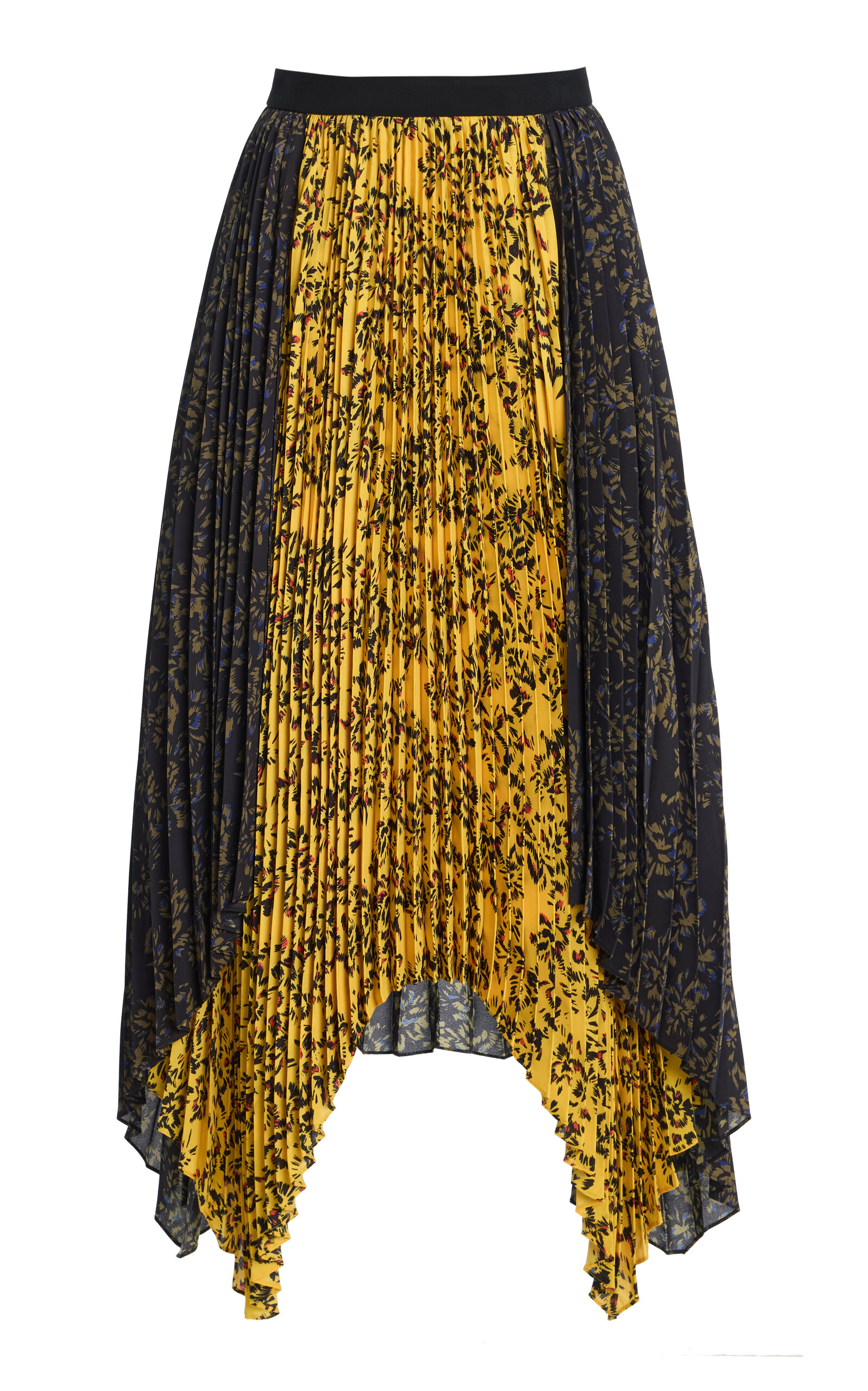 Proenza Schouler Paulina Georgette Pleated Skirt